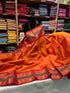 Kanchipuram Pure Cotton Saree With Blouse