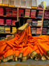 Kanchipuram Cotton Saree With running Blouse