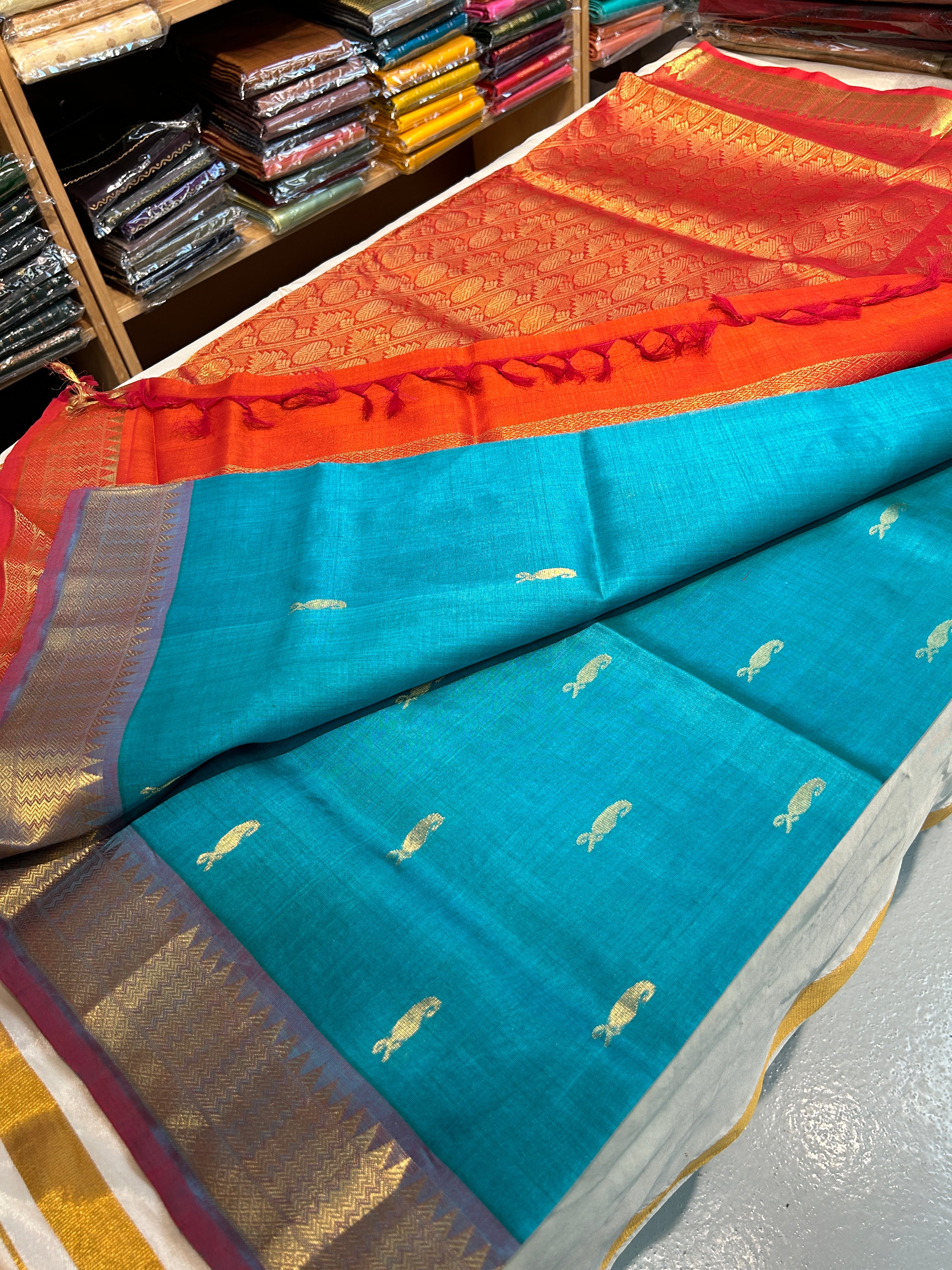 kanchipuram Pure silk cotton Saree