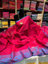 Kanchipuram Cotton Saree With running Blouse