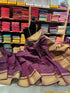 Kanchipuram Rich Pure Cotton Saree with running Blouse and Rich woven pallu