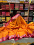 Kanchipuram Cotton Saree Without Blouse