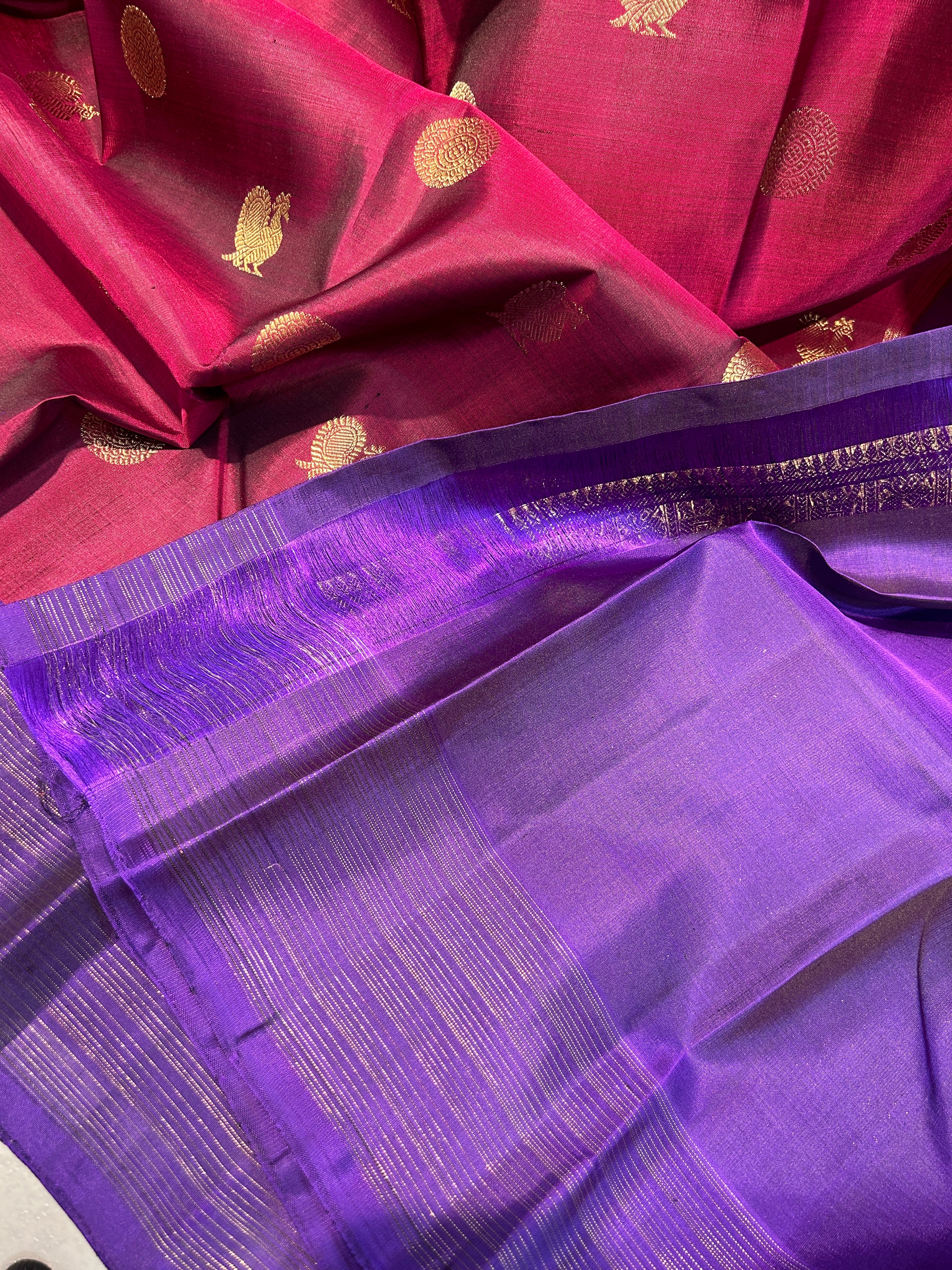 Kanchipuram Pure Silk Pure Zari  Saree