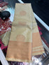 soft Semi silk saree  with same plain blouse and rich jari pallu