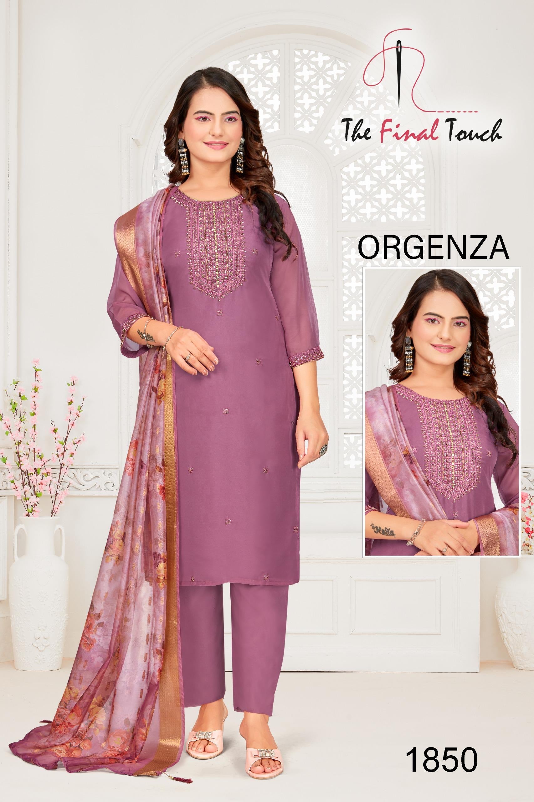 Organza Readymade Salwar Suits Collections