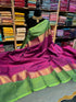 Kanchipuram Cotton Saree Without Blouse