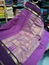 Rich pallu Kanchipuram Cotton Saree With running plain Blouse