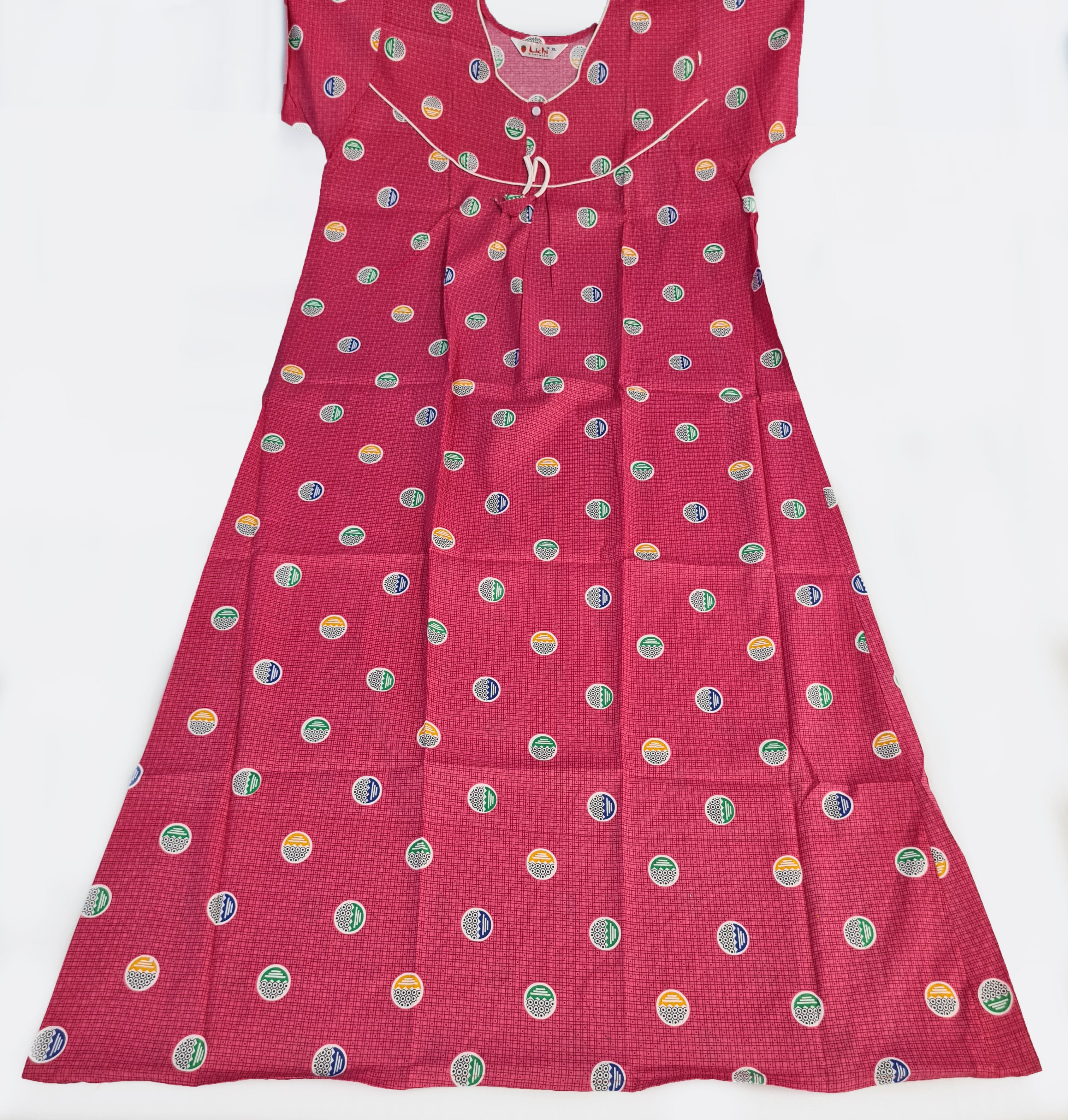 Lichi Cool Cool Printed Cotton Night Gown