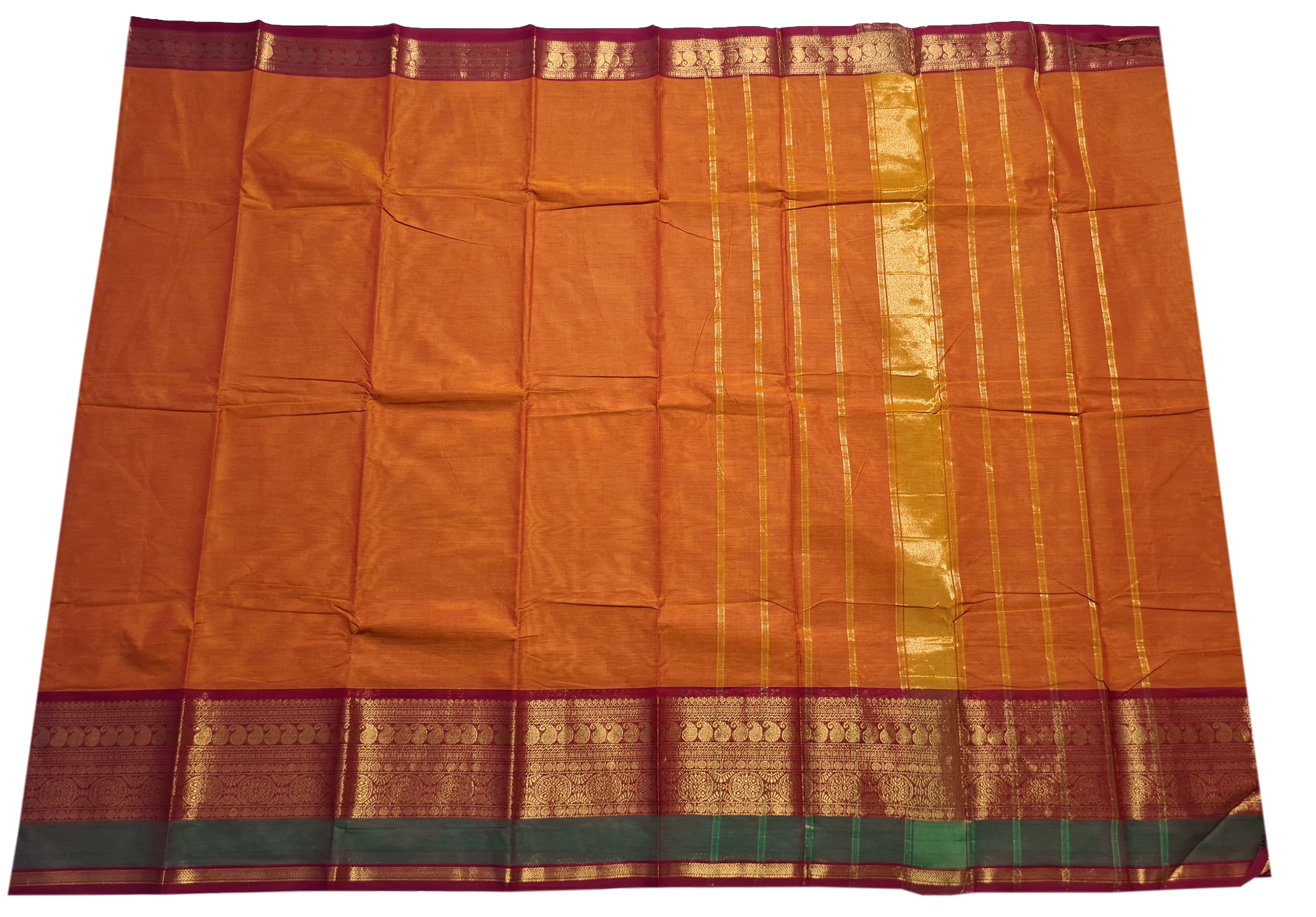 Pure Cotton Plain Sarees