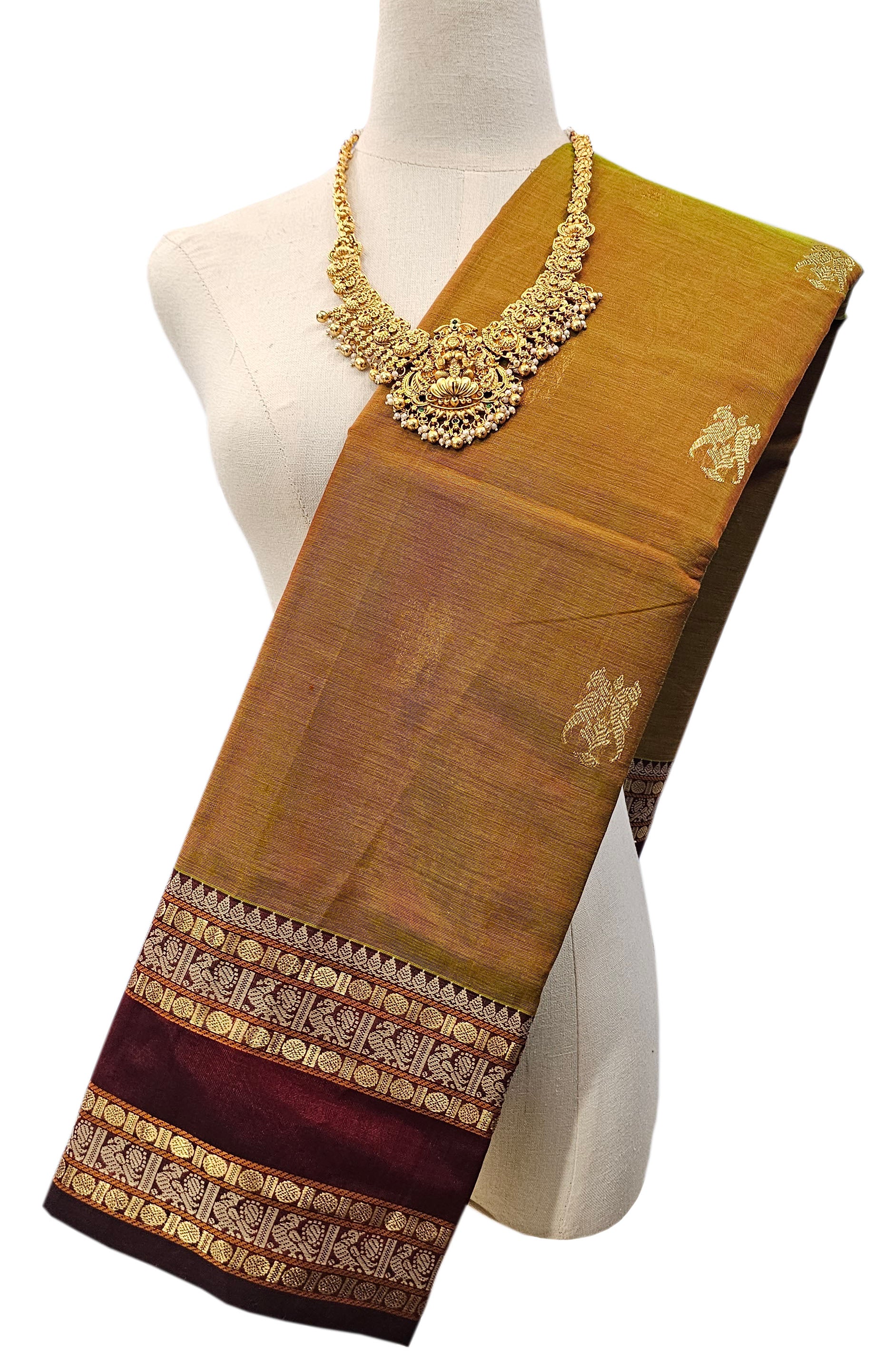 Kanchipuram Pure Silk Cotton Saree