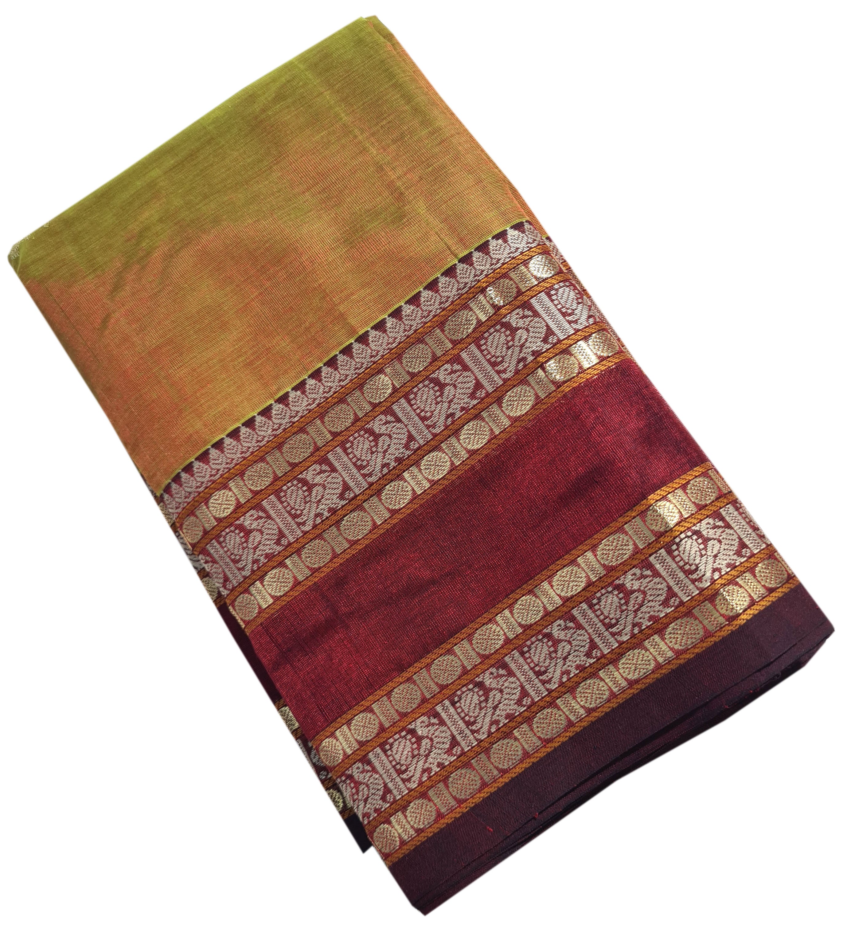 Kanchipuram Pure Silk Cotton Saree