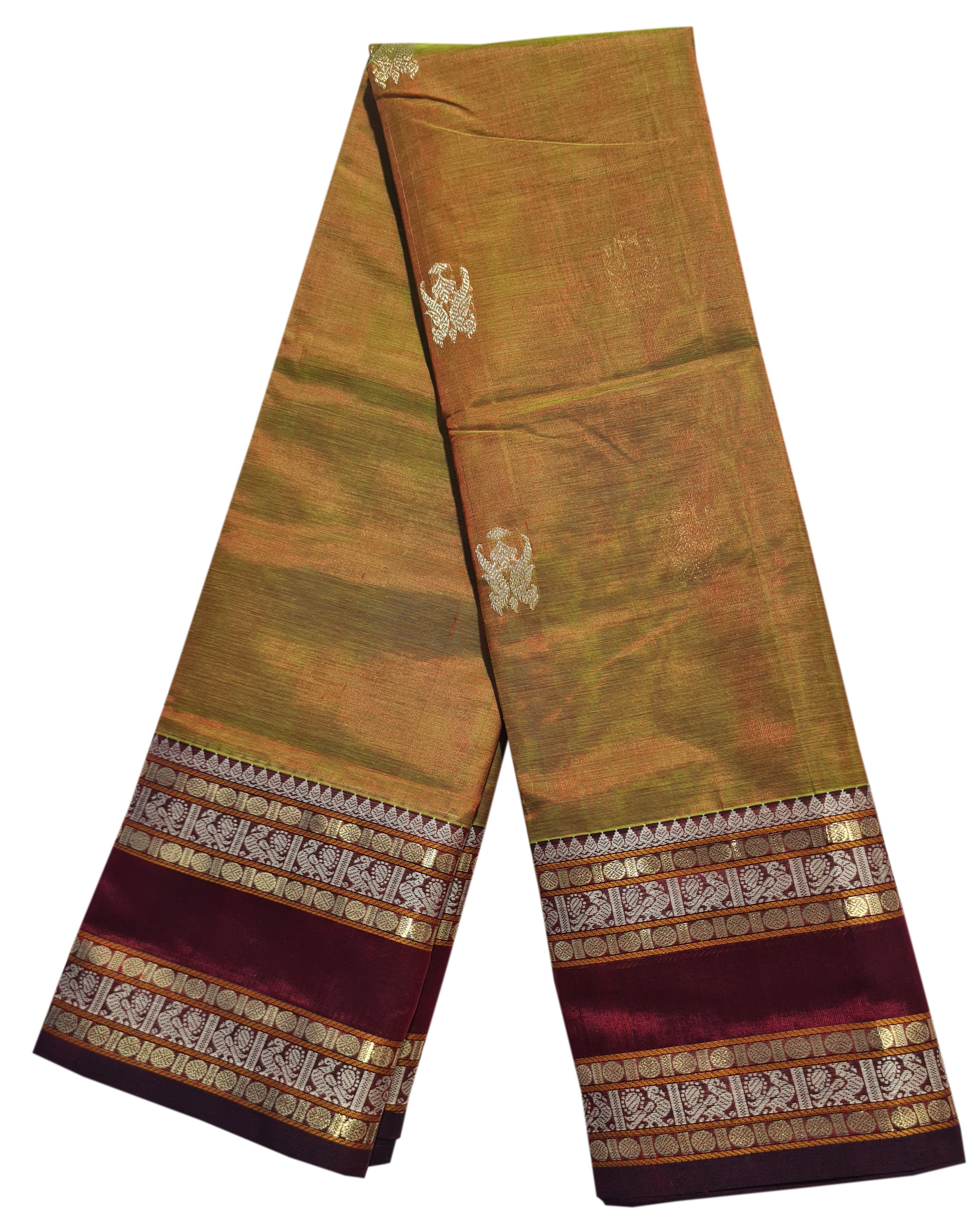 Kanchipuram Pure Silk Cotton Saree