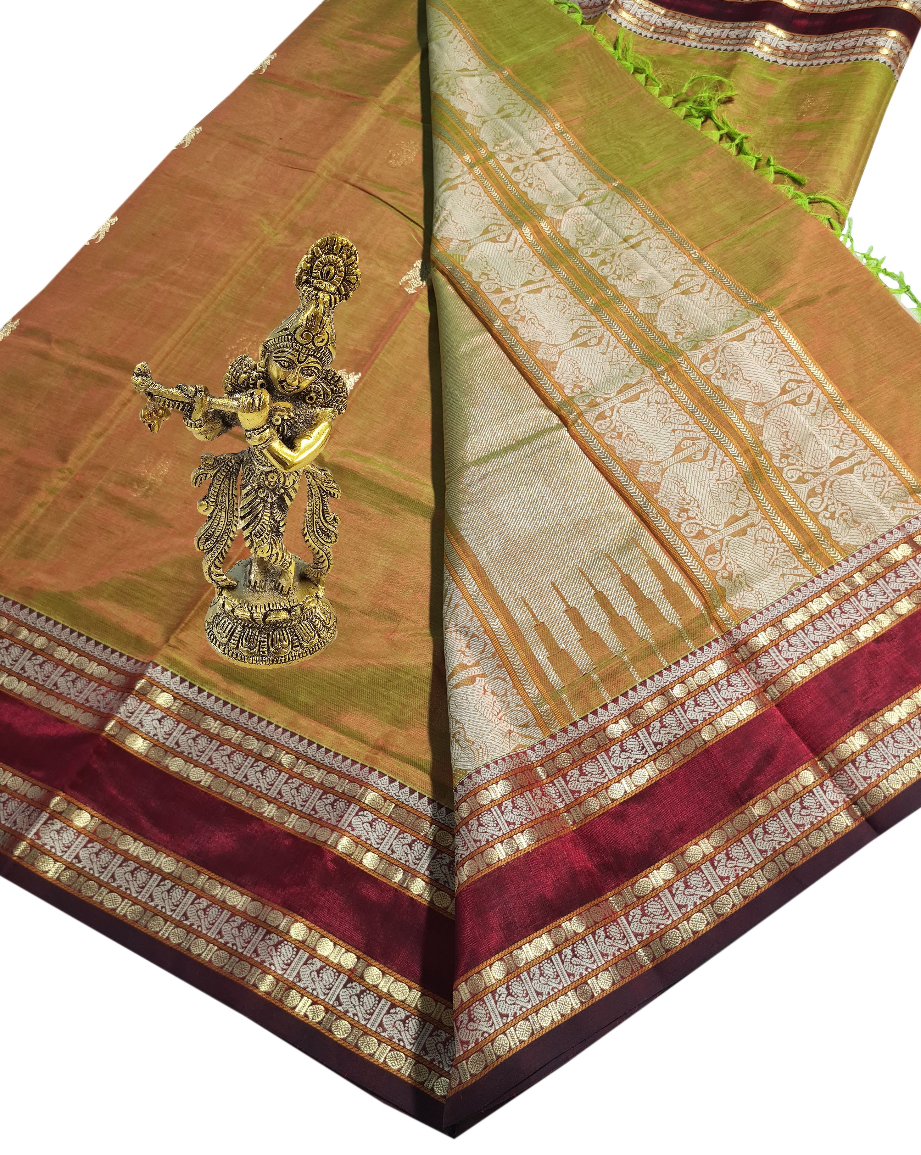 Kanchipuram Pure Silk Cotton Saree