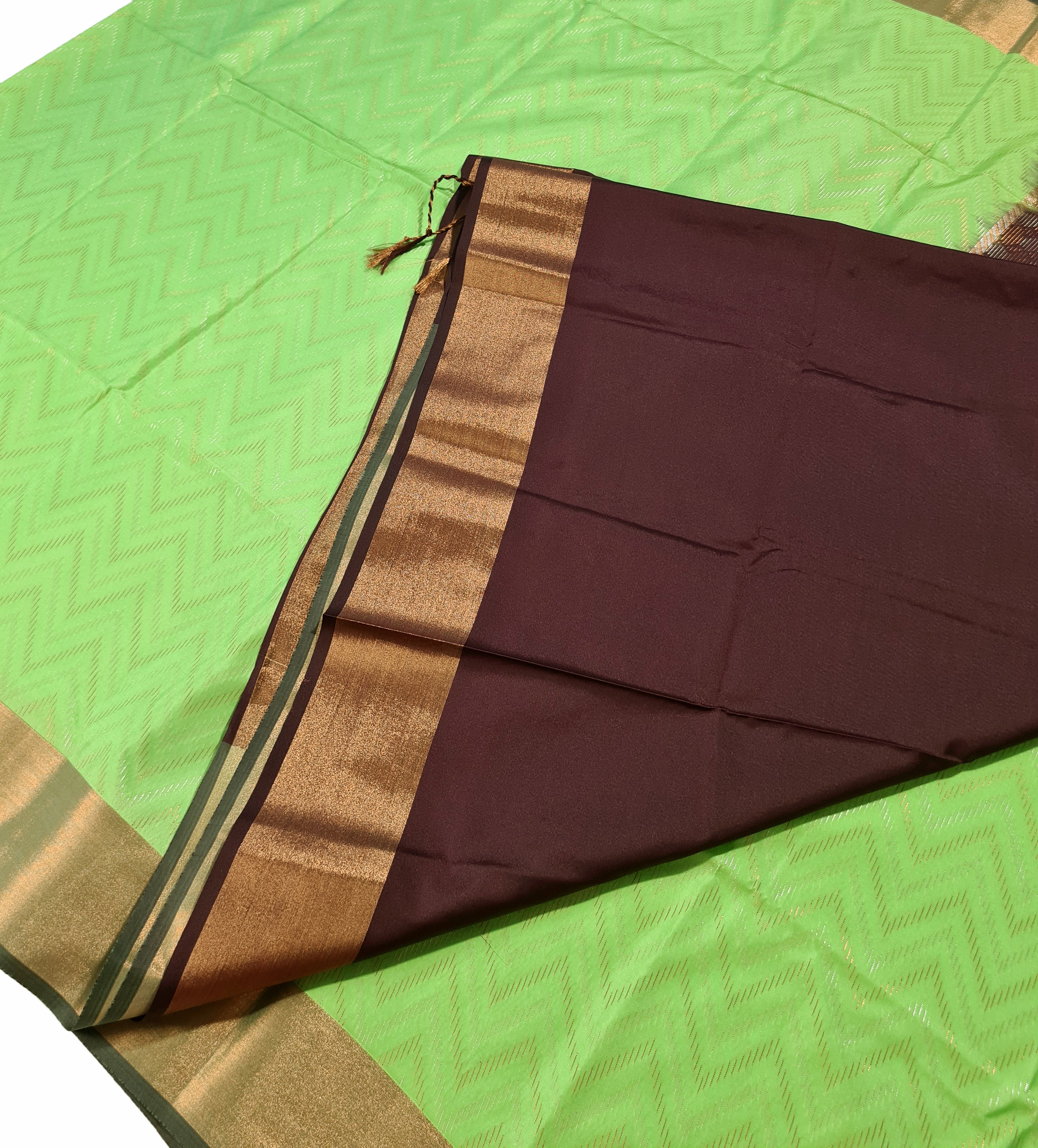 Vegan Soft Silk Ikkat Butta Sarees