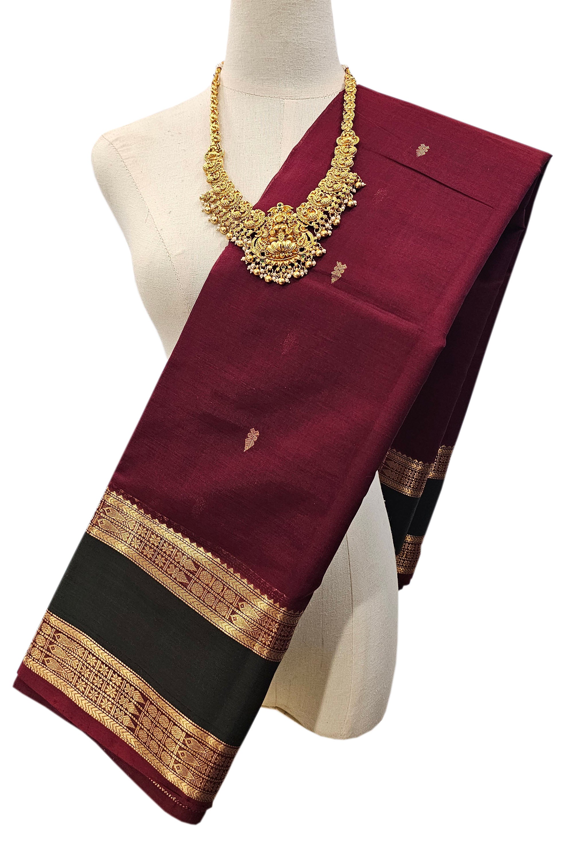 Kanchipuram Pure Silk Cotton Saree