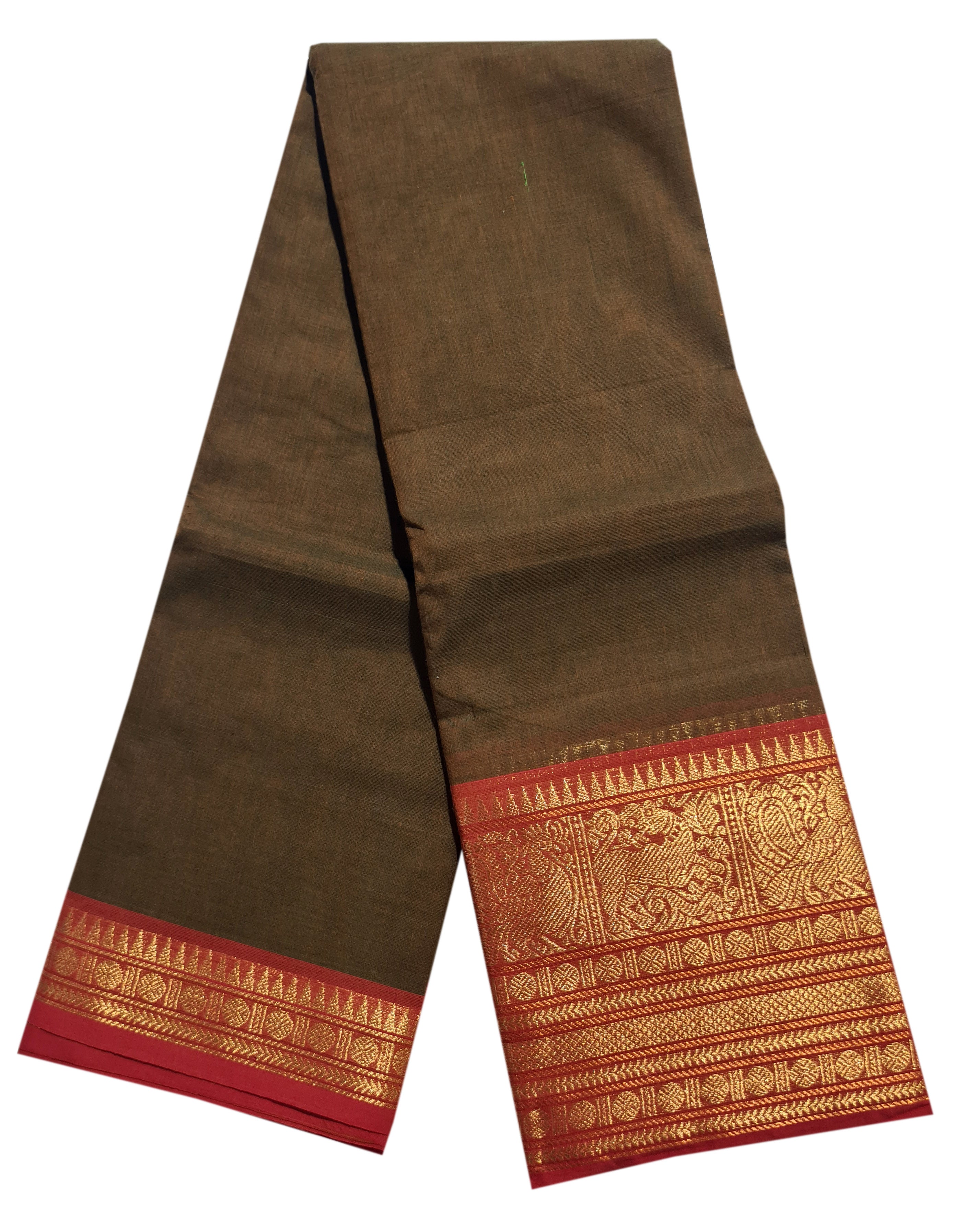 Pure Cotton Plain Sarees