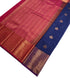 Kanchi Vegan Silk Saree With Contrast Blouse and Rich Jari Pallu