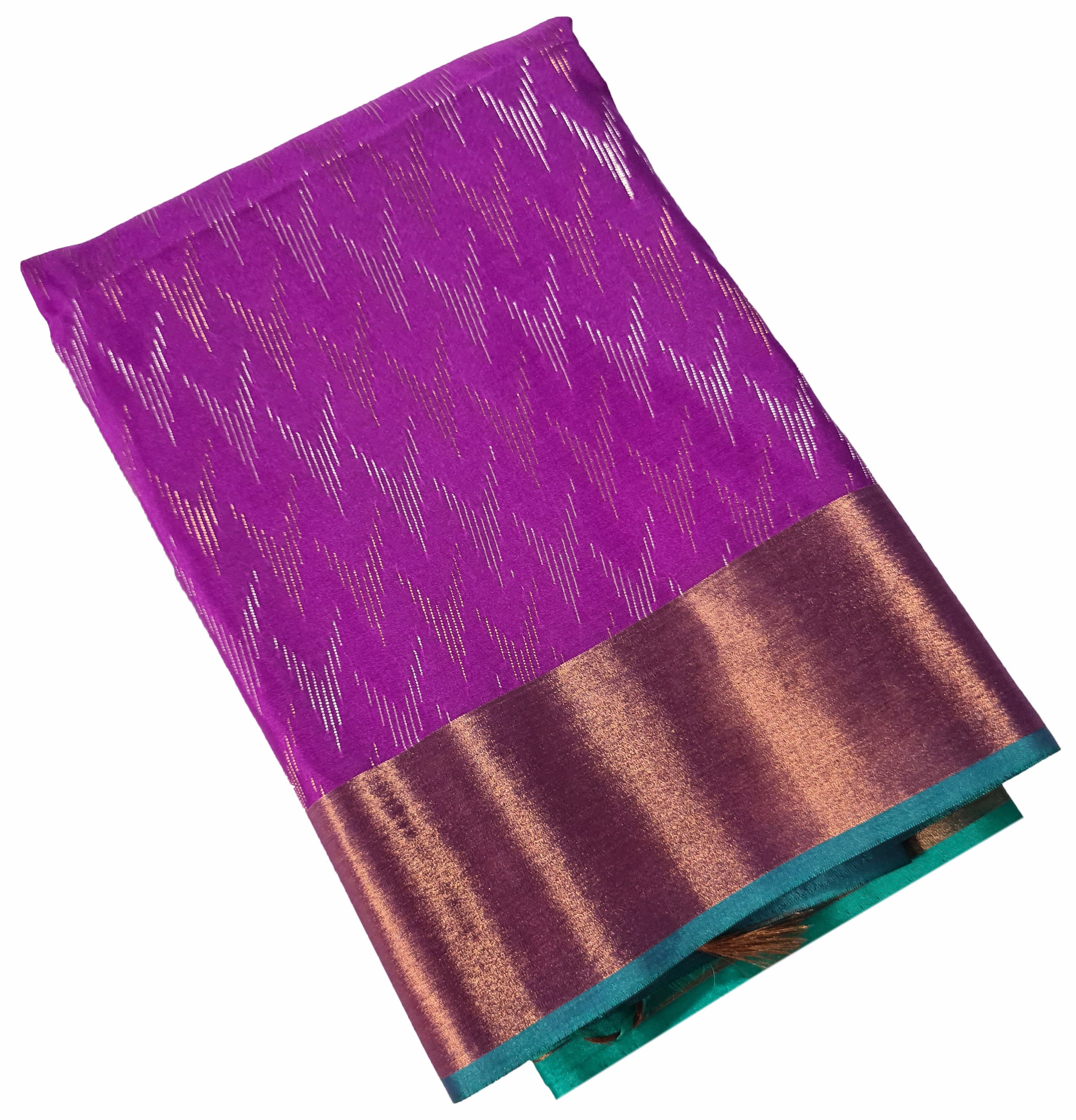 Vegan Soft Silk Ikkat Butta Sarees