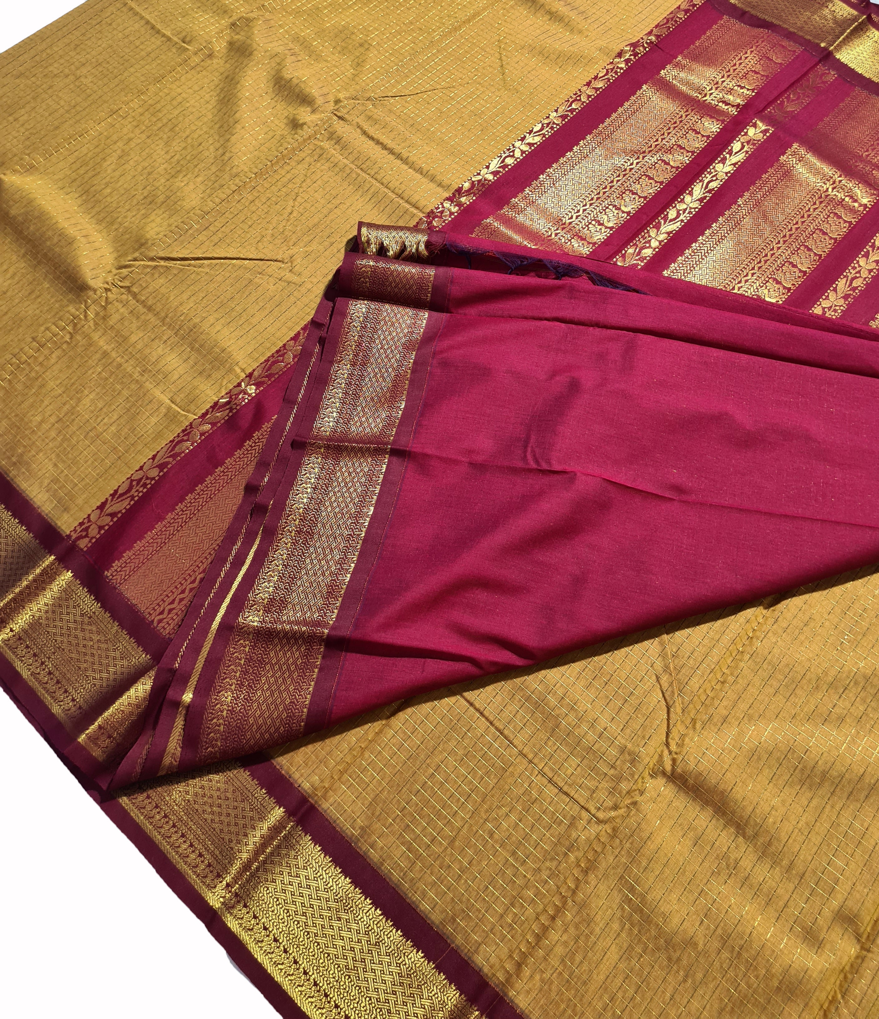 Cotton silk Vairaoosi Sarees