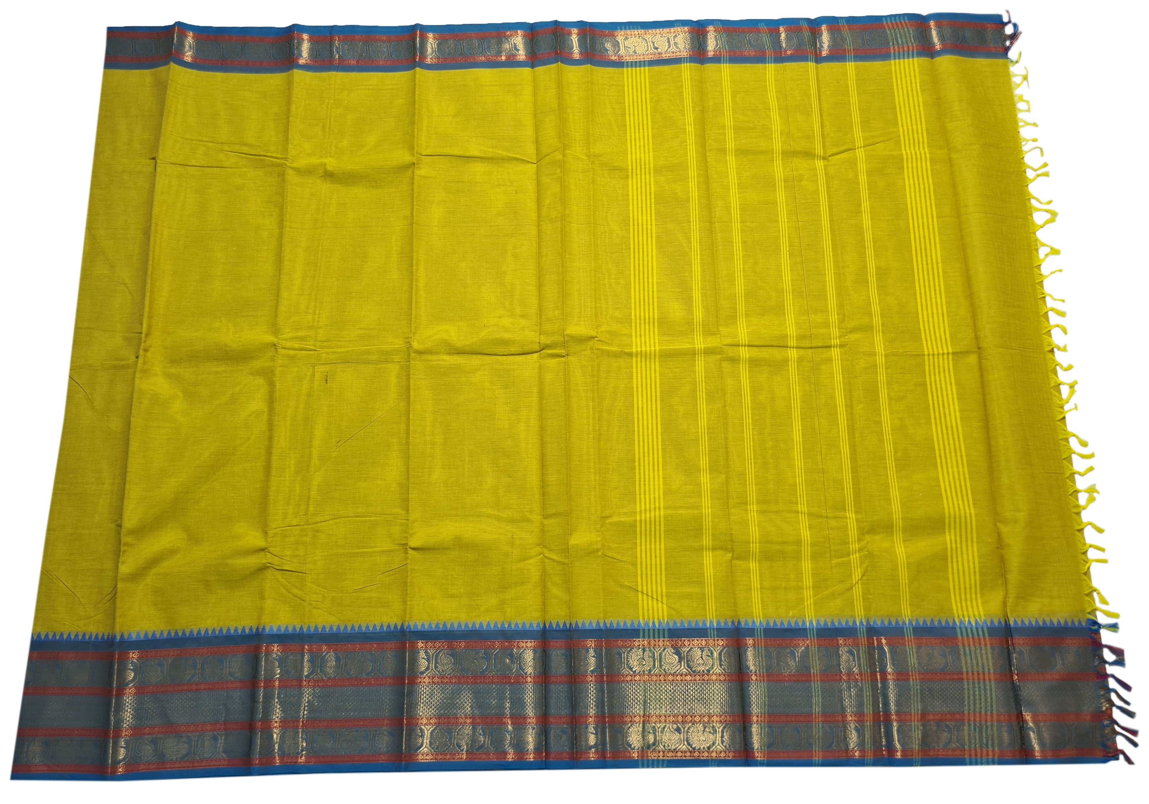 Pure Cotton Plain Sarees