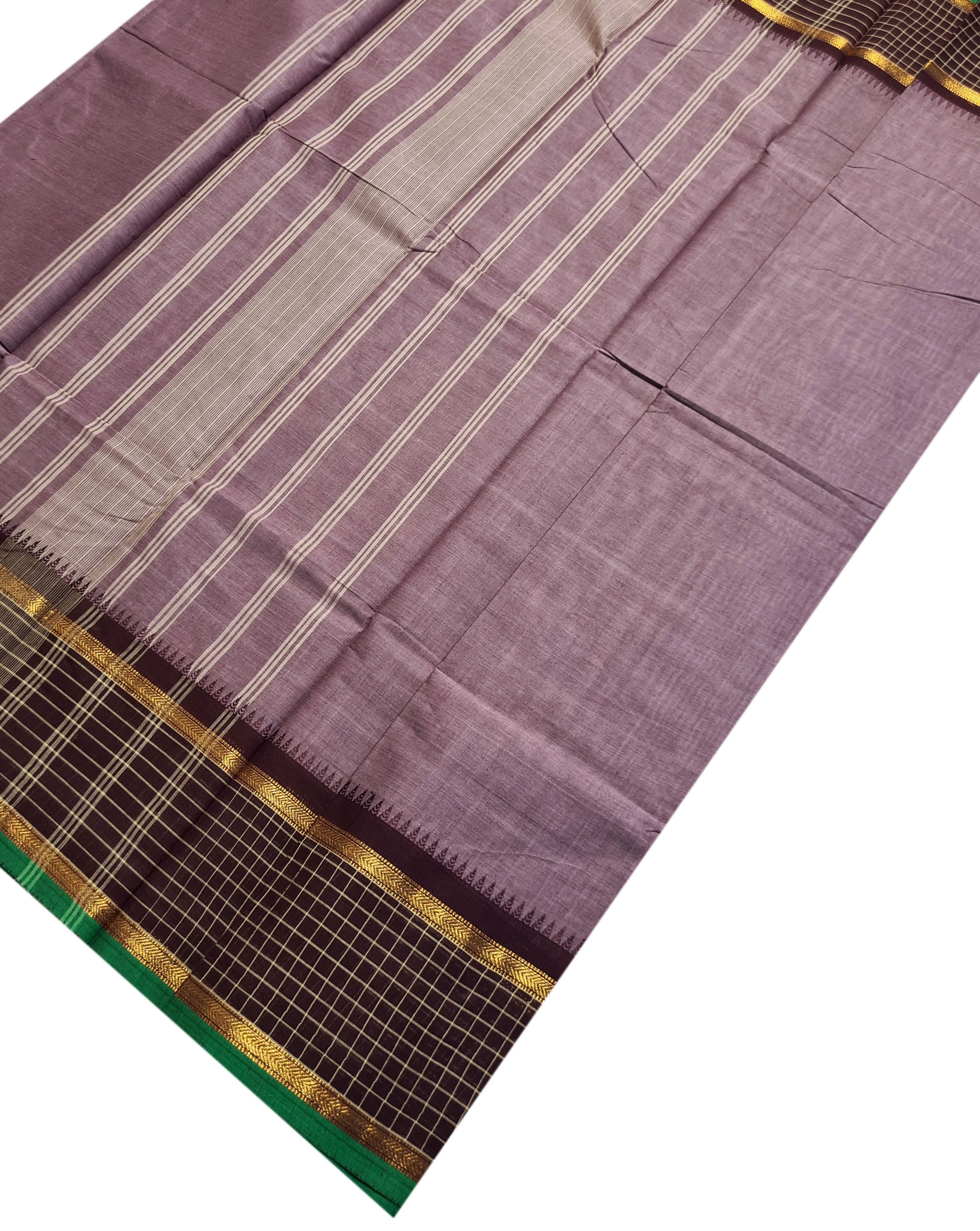 Pure Cotton Plain Sarees