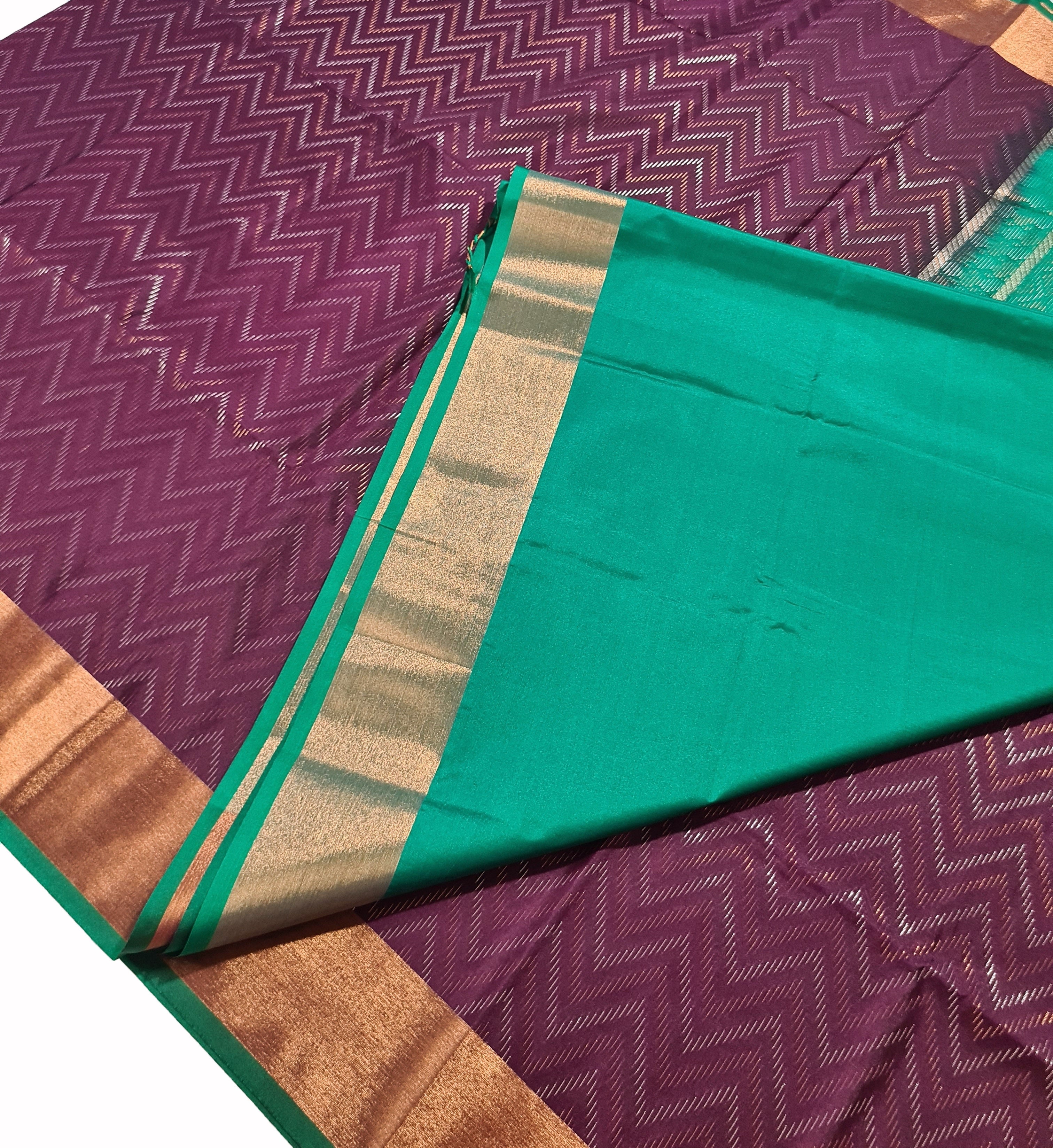 Vegan Soft Silk Ikkat Butta Sarees