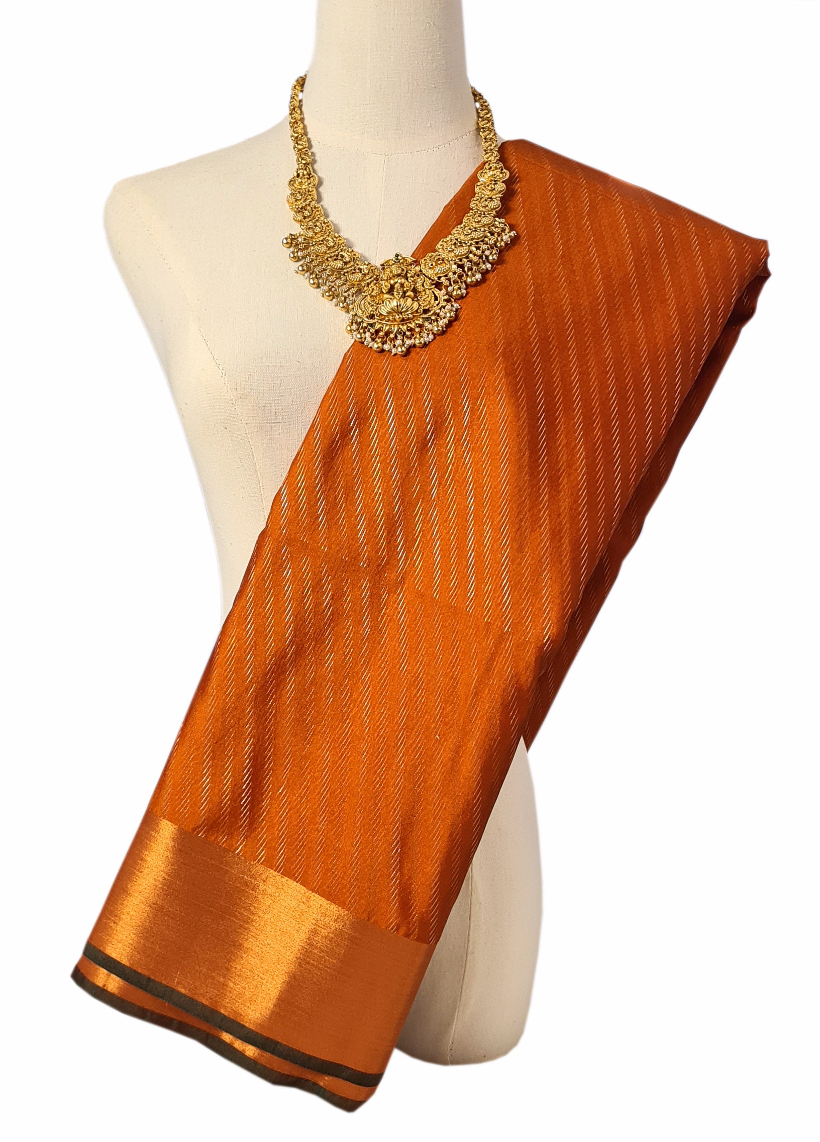 Vegan Soft Silk Ikkat Butta Sarees