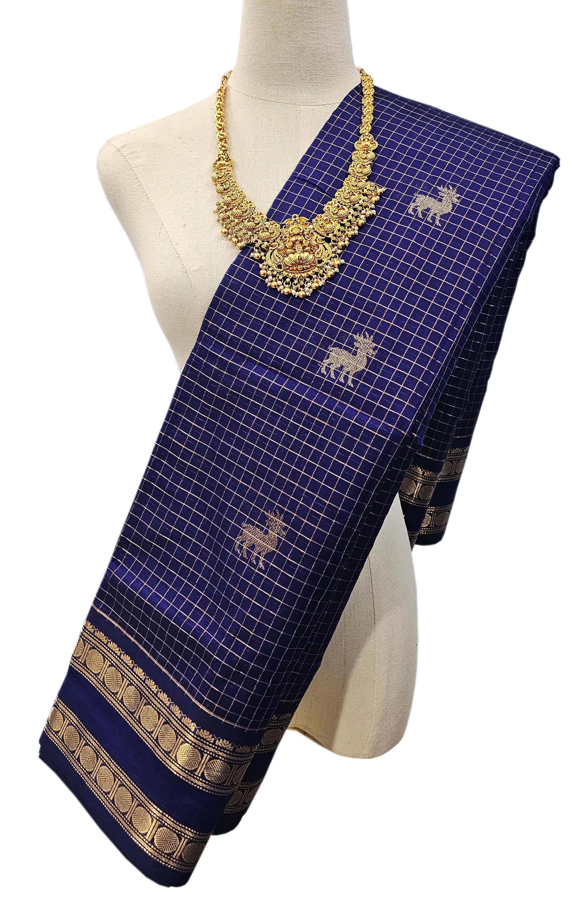 Kanchipuram Pure Silk Cotton Saree