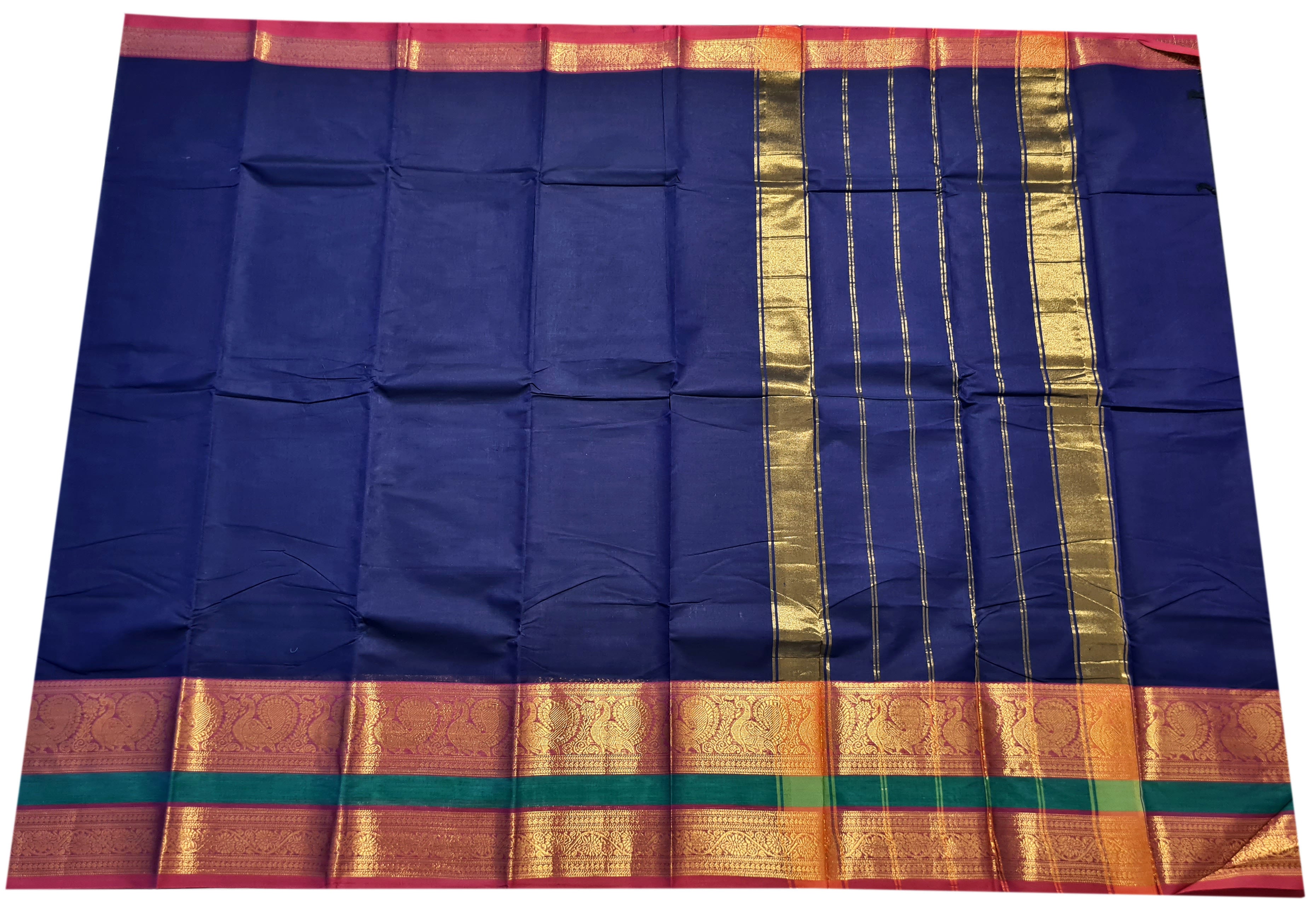 Pure Cotton Plain Sarees