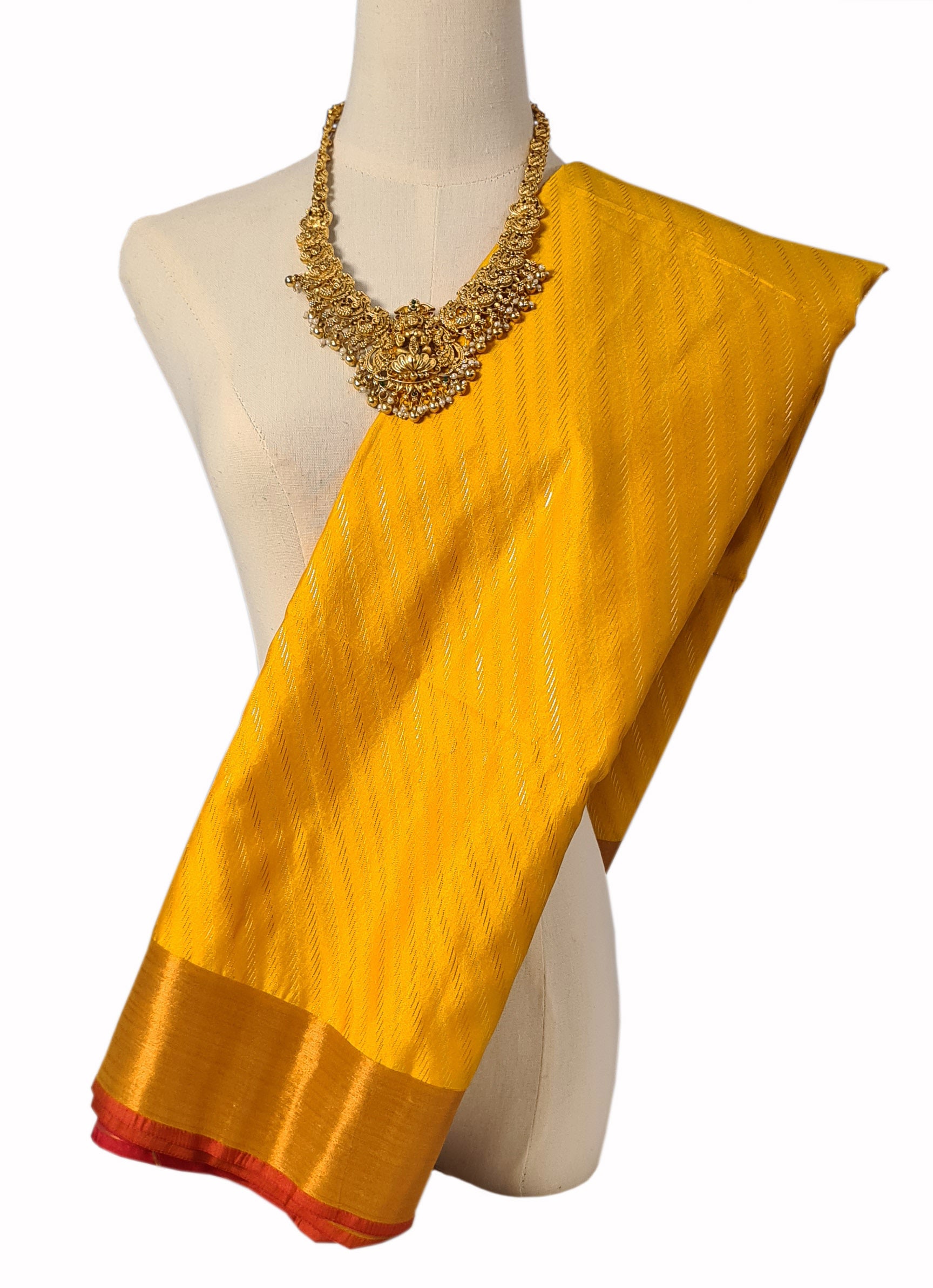 Vegan Soft Silk Ikkat Butta Sarees