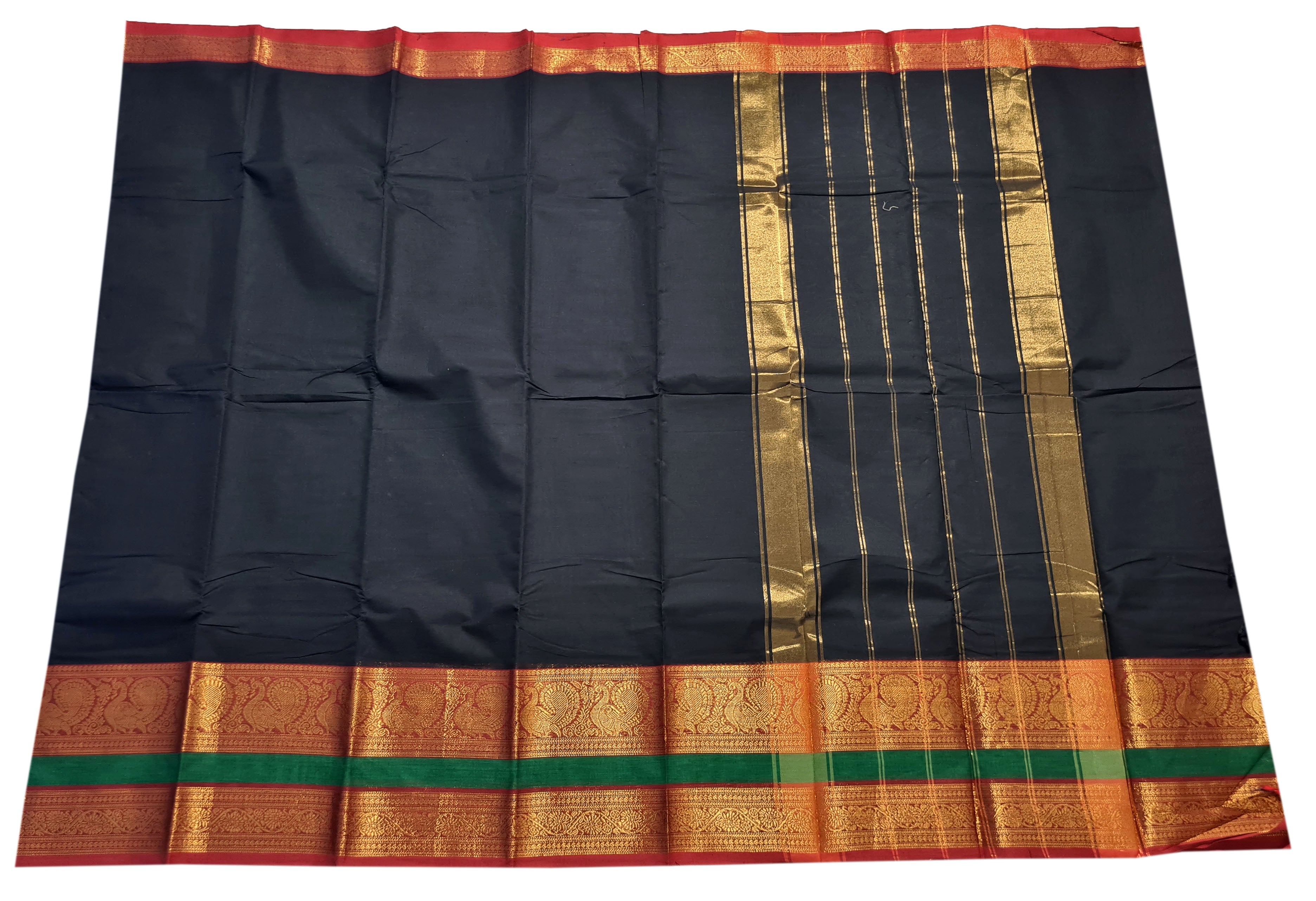 Pure Cotton Plain Sarees