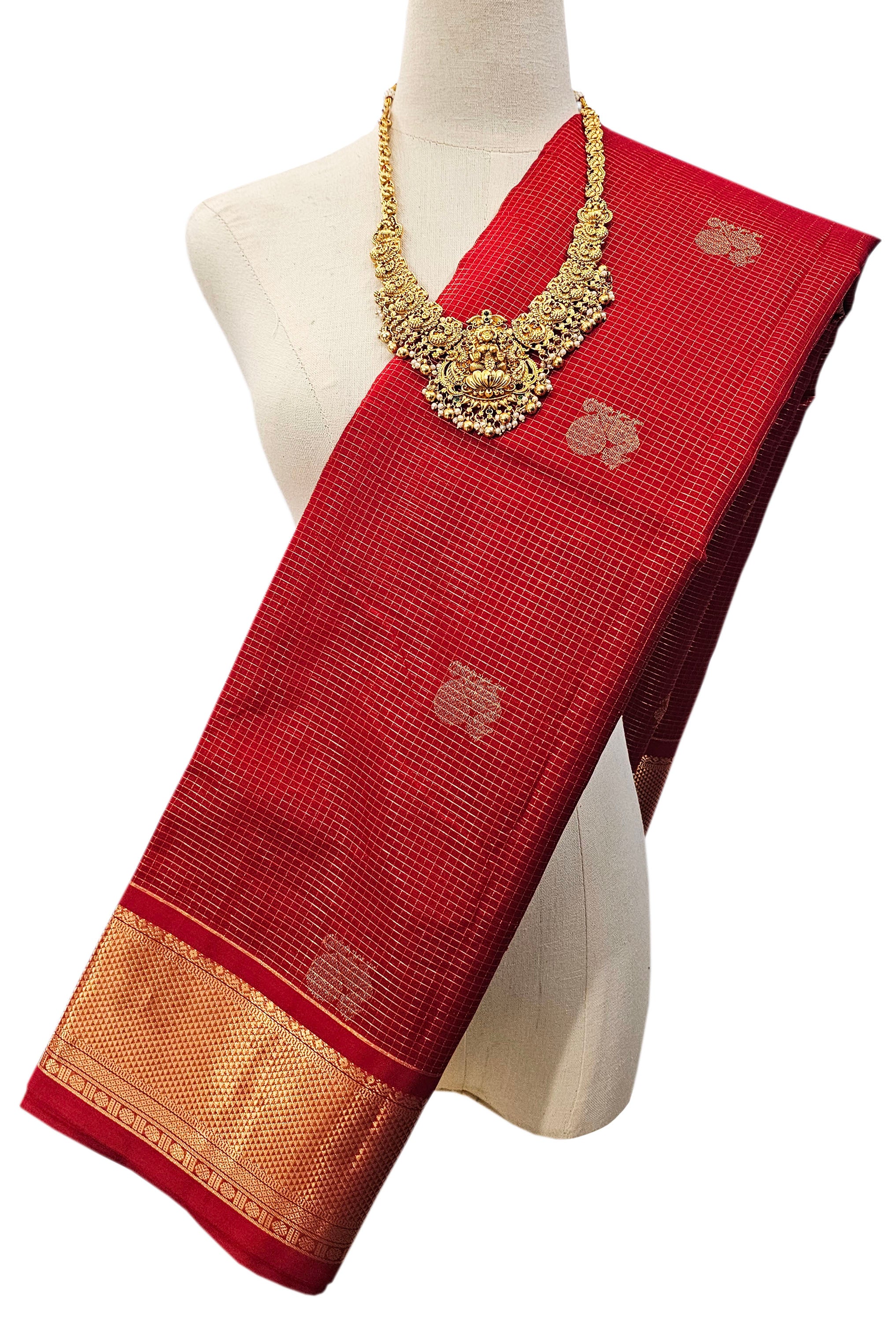 Kanchipuram Pure Silk Cotton Saree