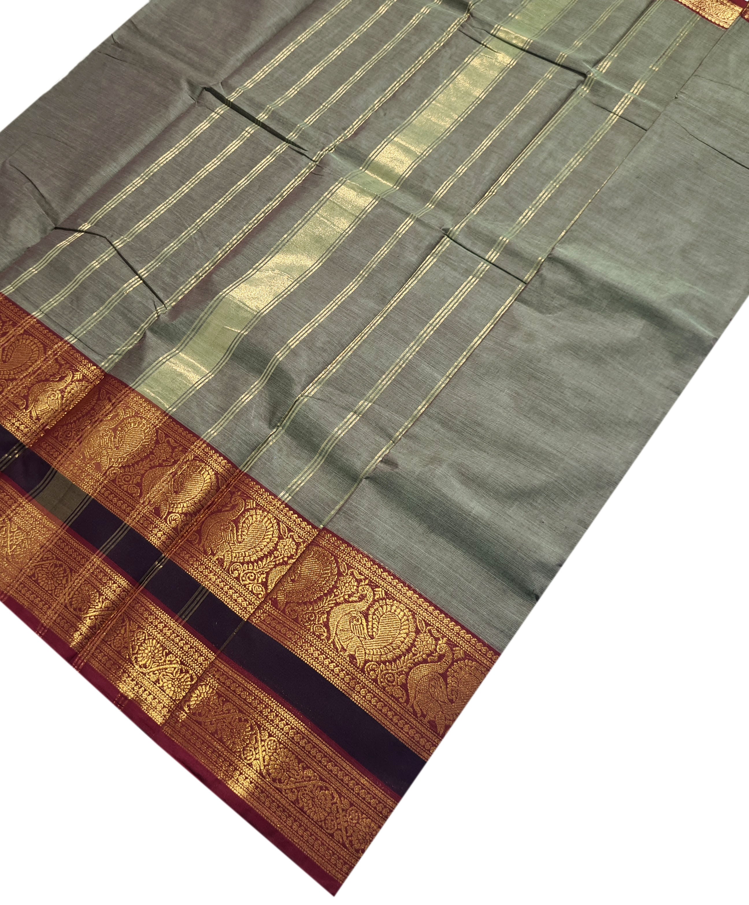 Pure Cotton Plain Sarees