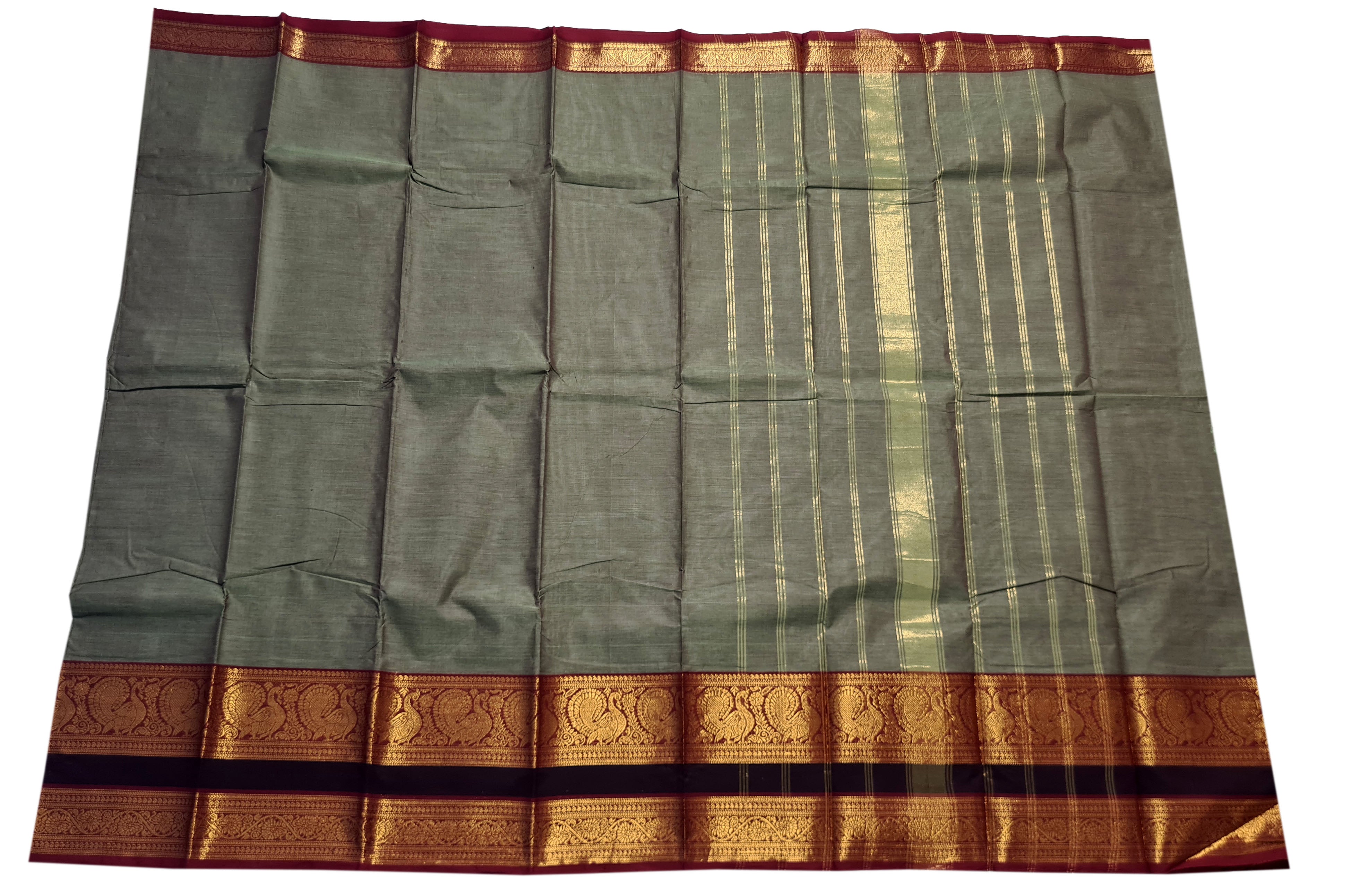 Pure Cotton Plain Sarees