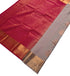 Kanchi Vegan Silk Saree With Contrast Blouse and Rich Jari Pallu