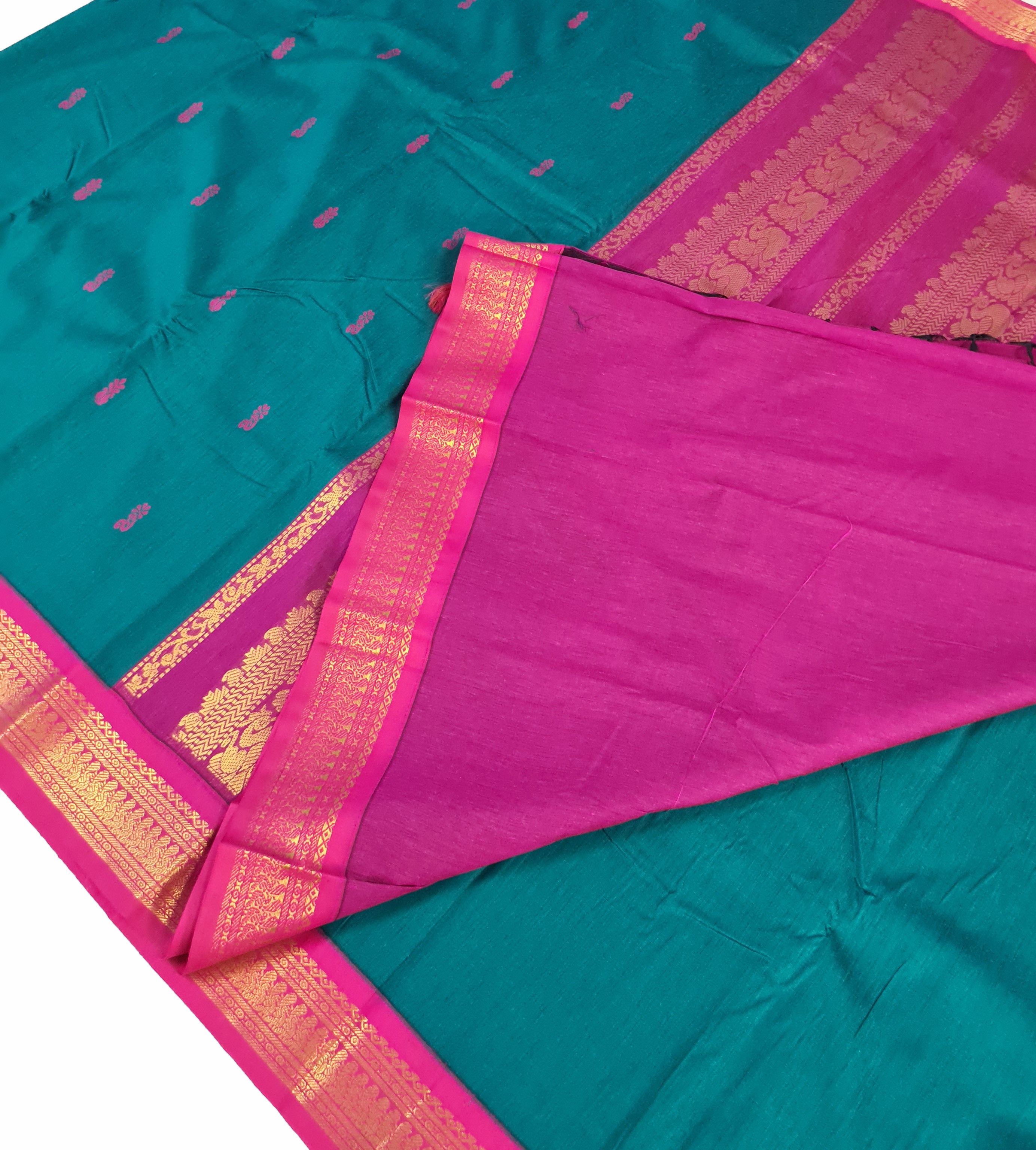 Pure Cotton Soft Butta Sarees