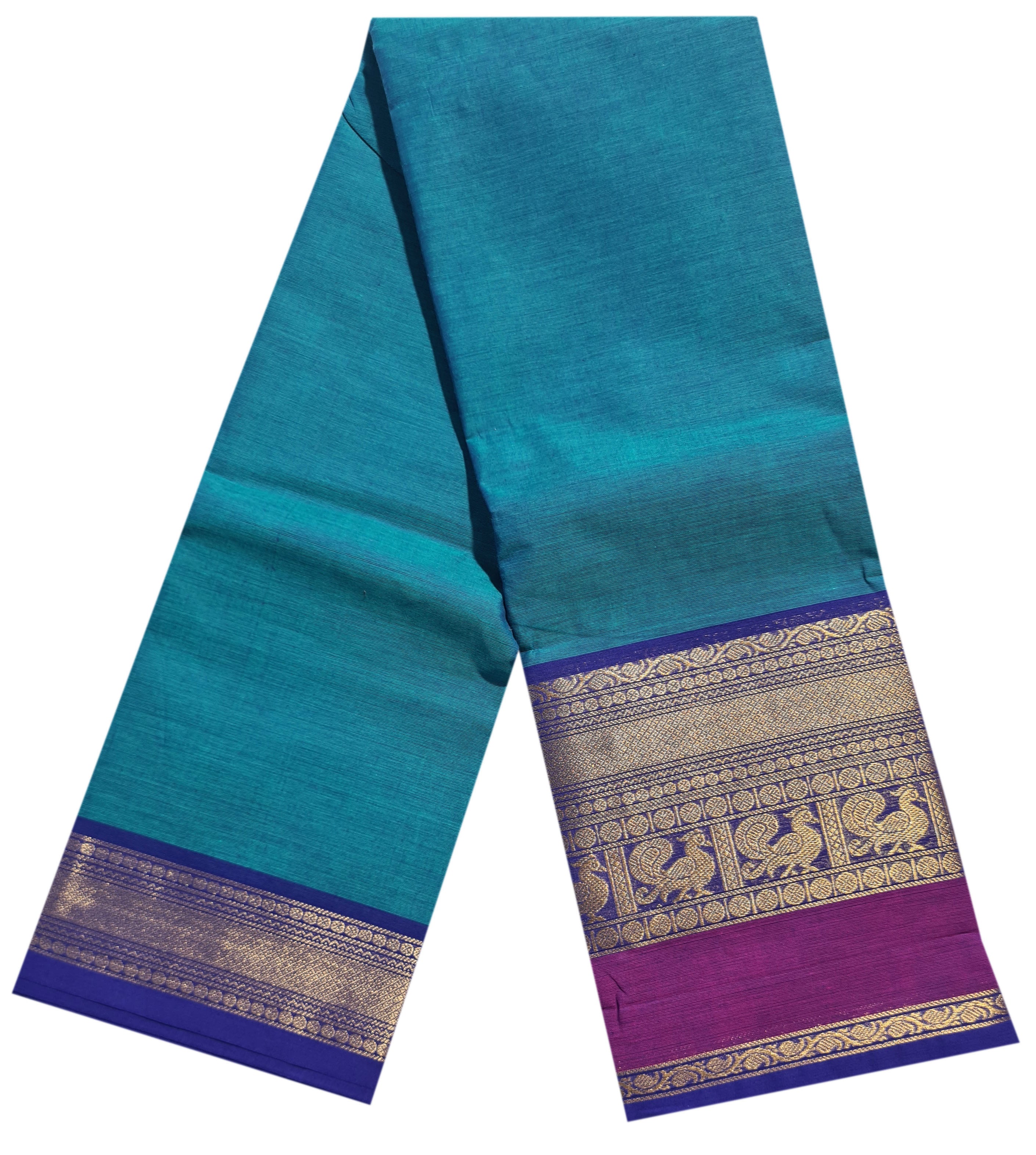 Pure Cotton Plain Sarees