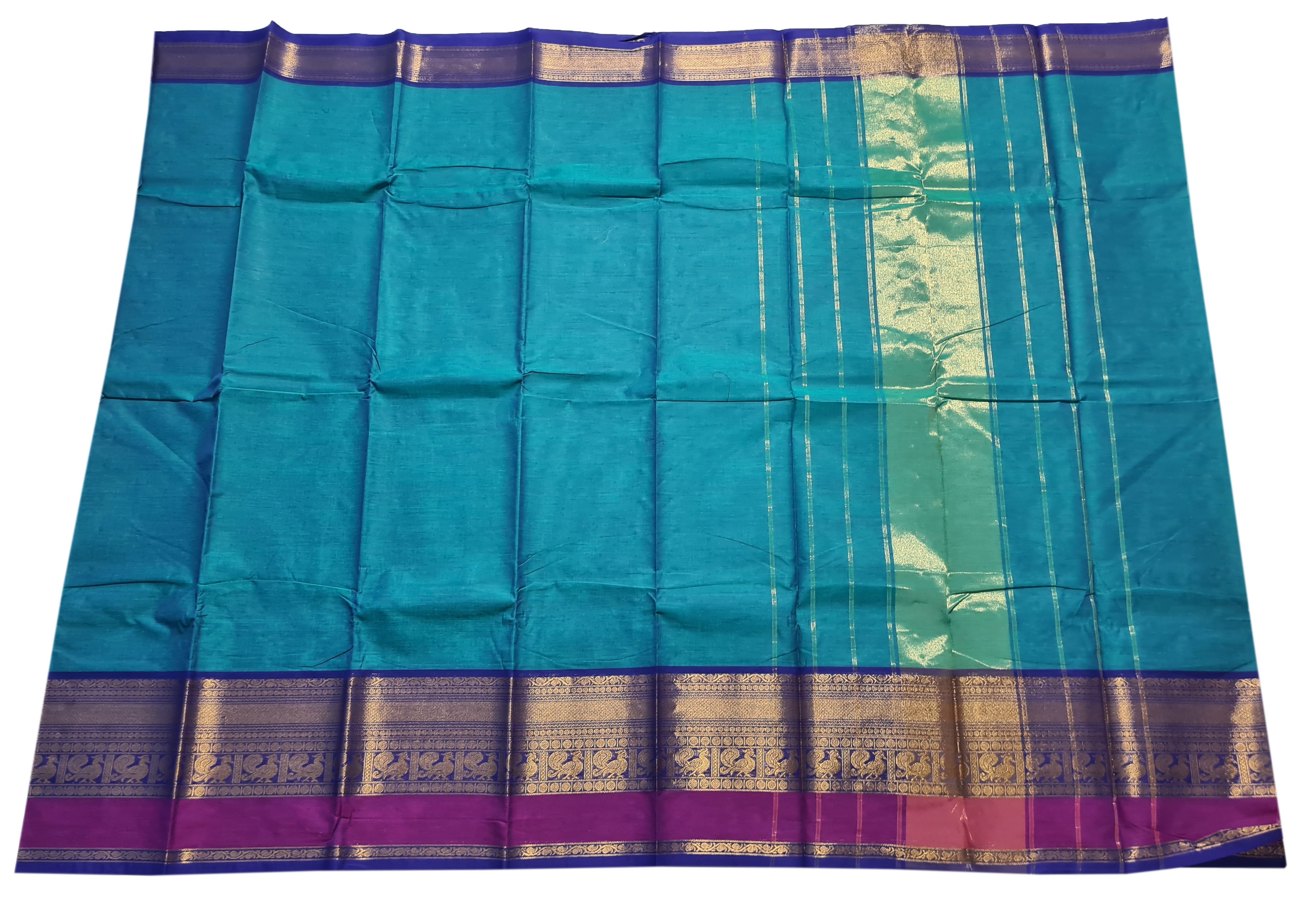 Pure Cotton Plain Sarees