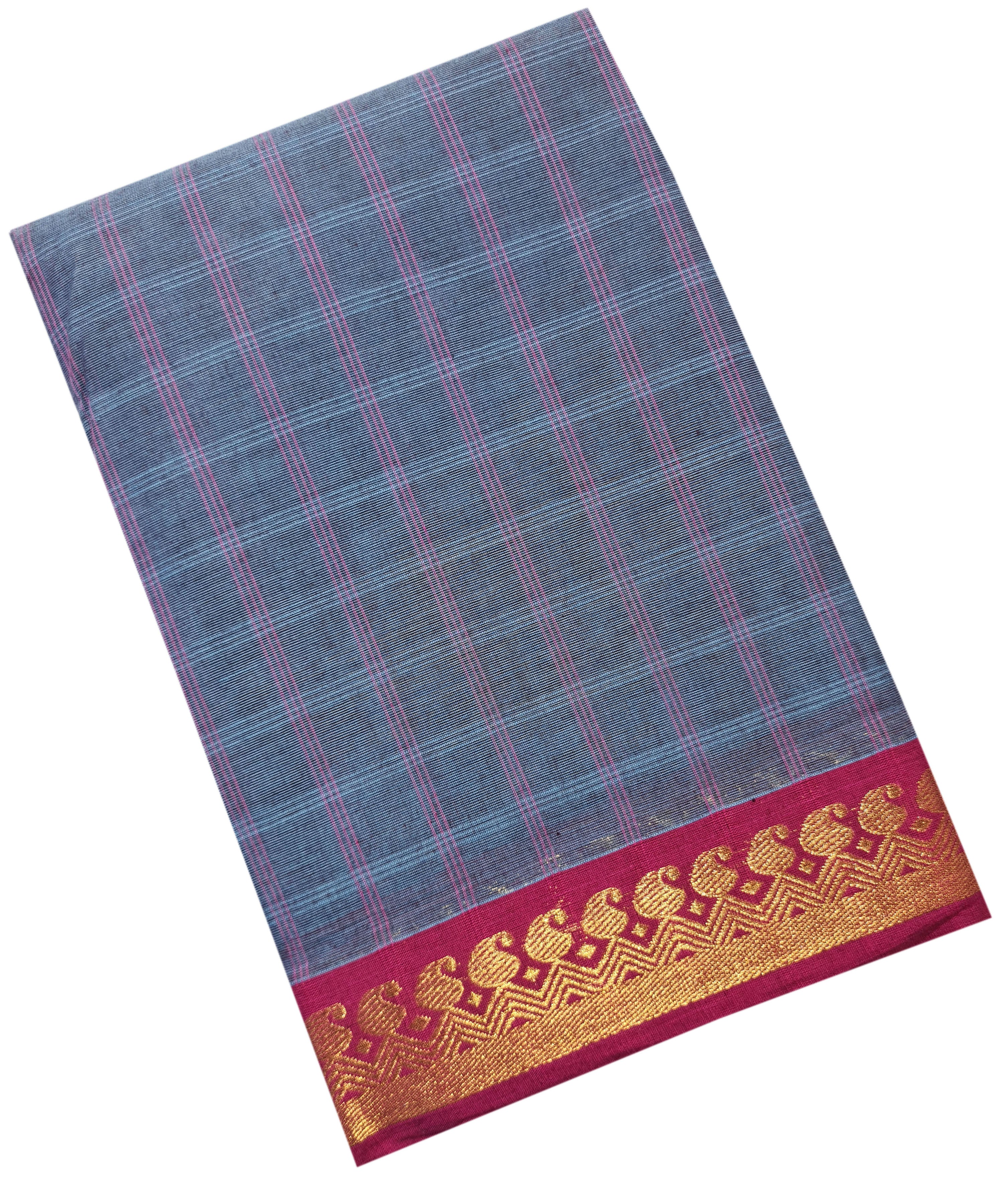 Pure Cotton Plain Sarees