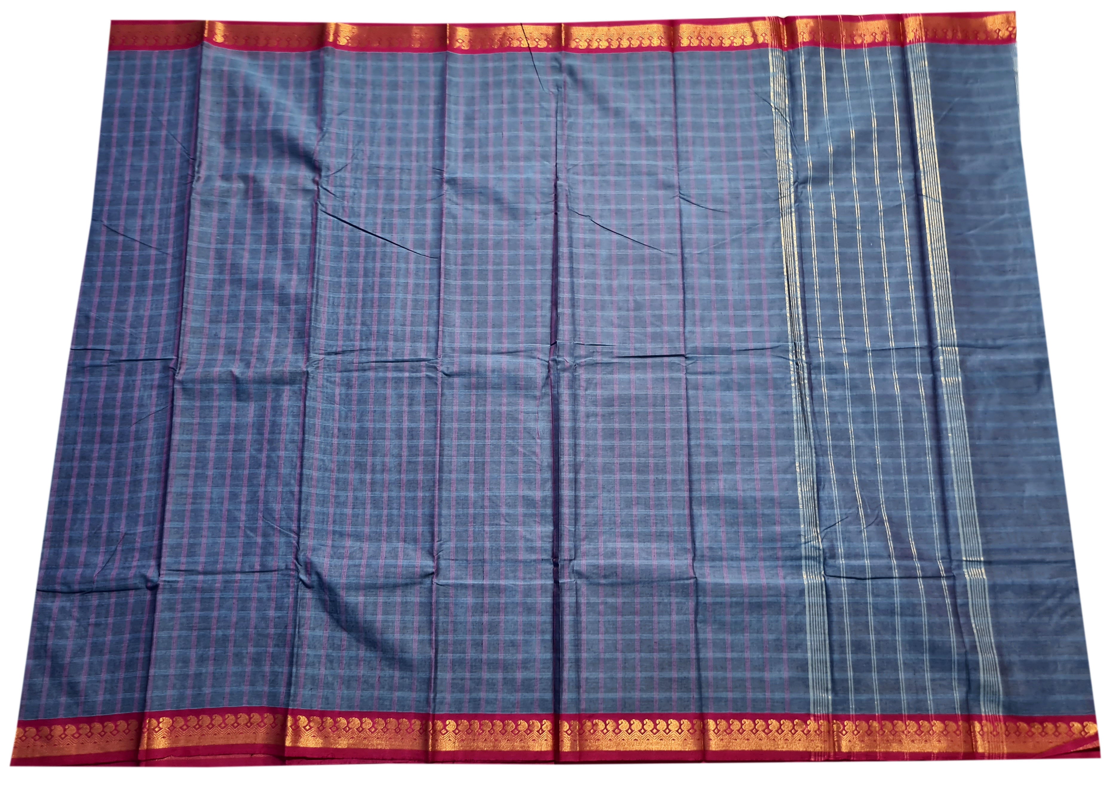 Pure Cotton Plain Sarees