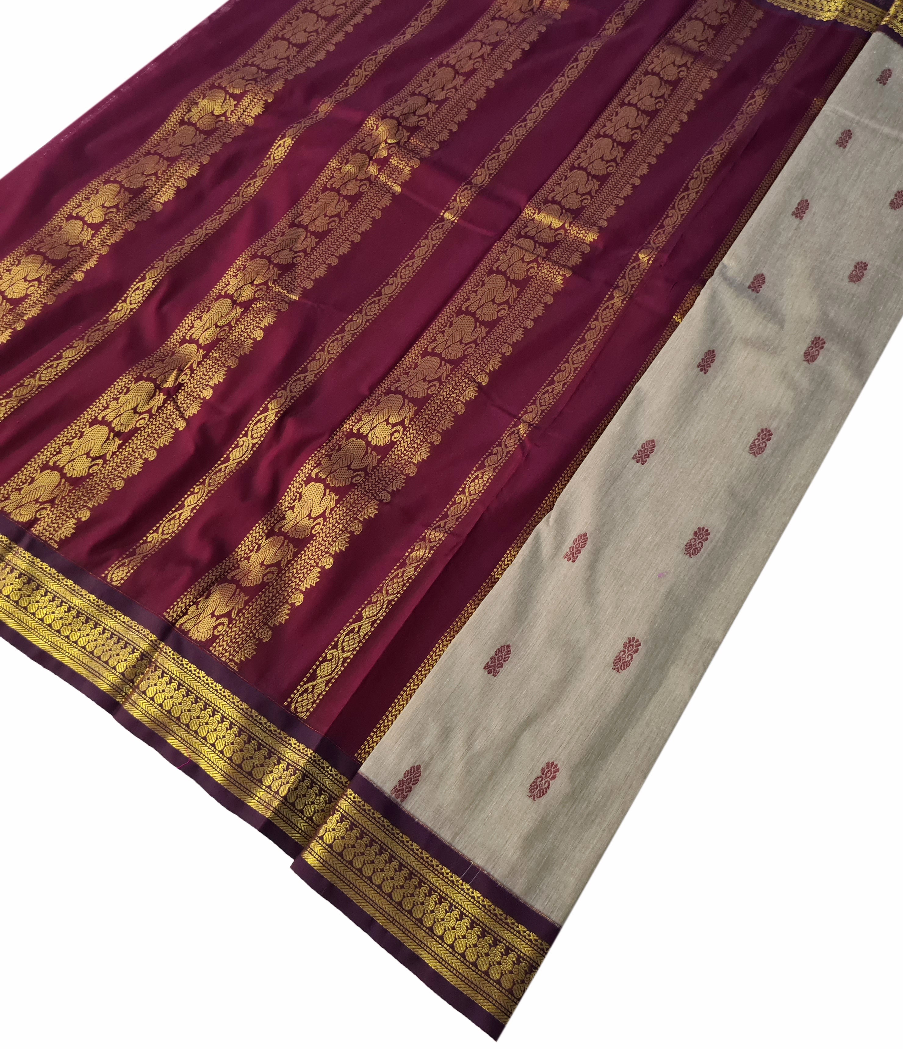 Pure Cotton Soft Butta Sarees