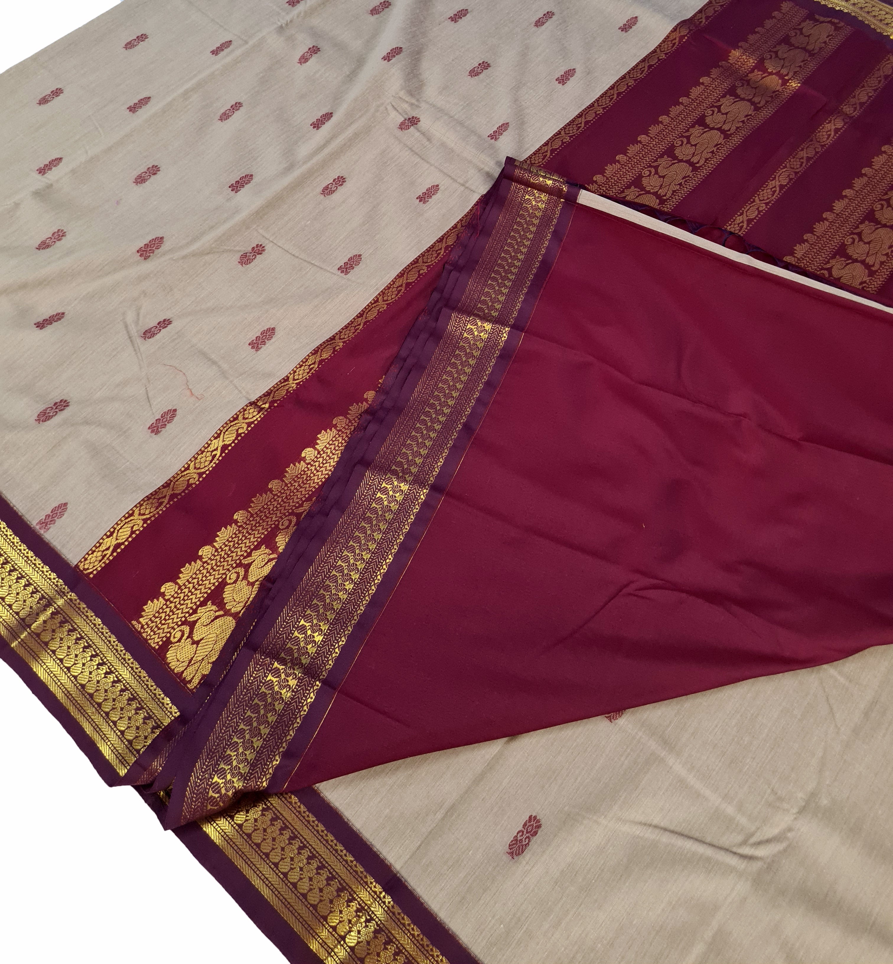 Pure Cotton Soft Butta Sarees