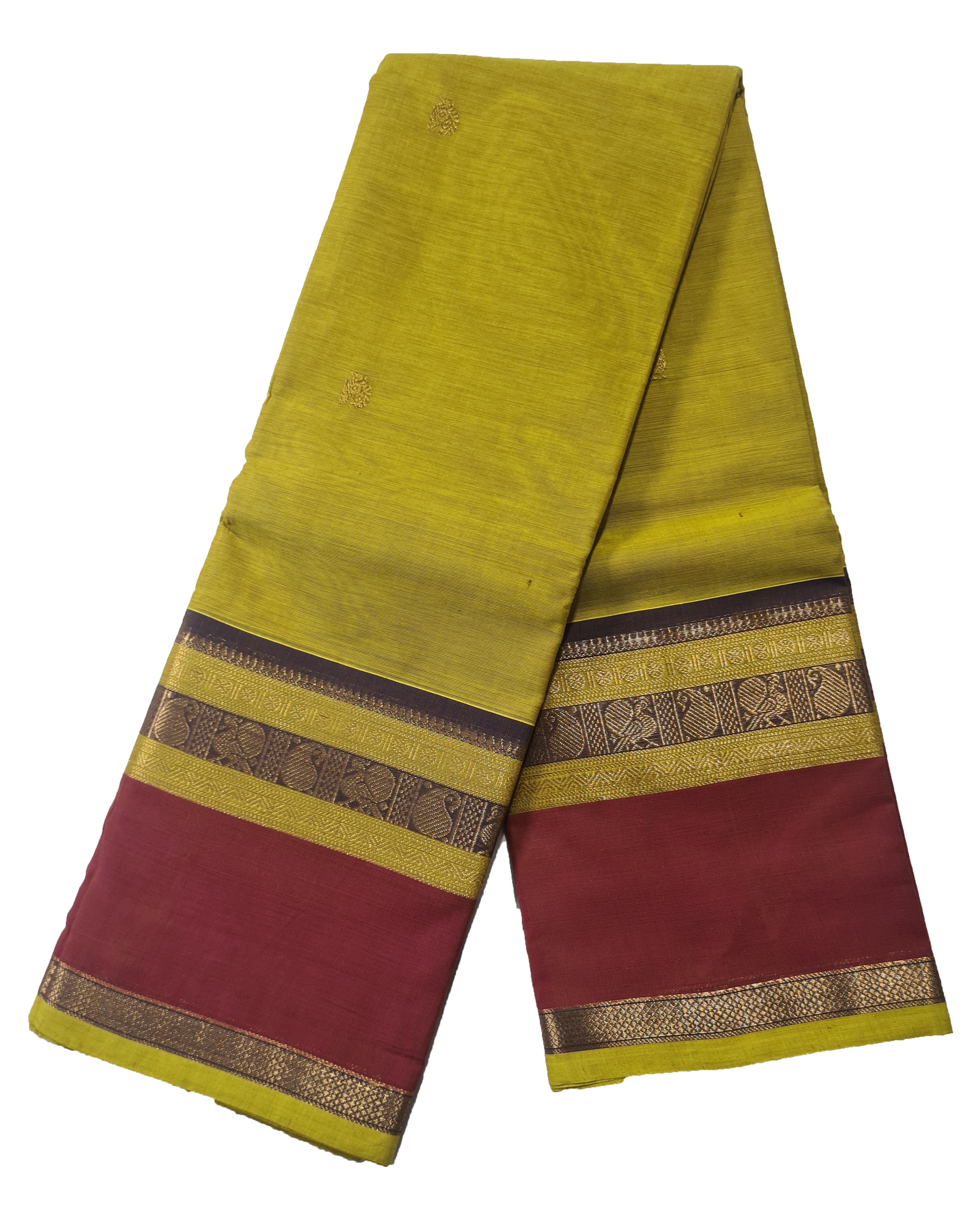 Kanchipuram Pure Rich Cotton Saree with Blouse