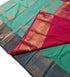 Kanchi Vegan Silk Saree With Contrast Blouse and Rich Jari Pallu