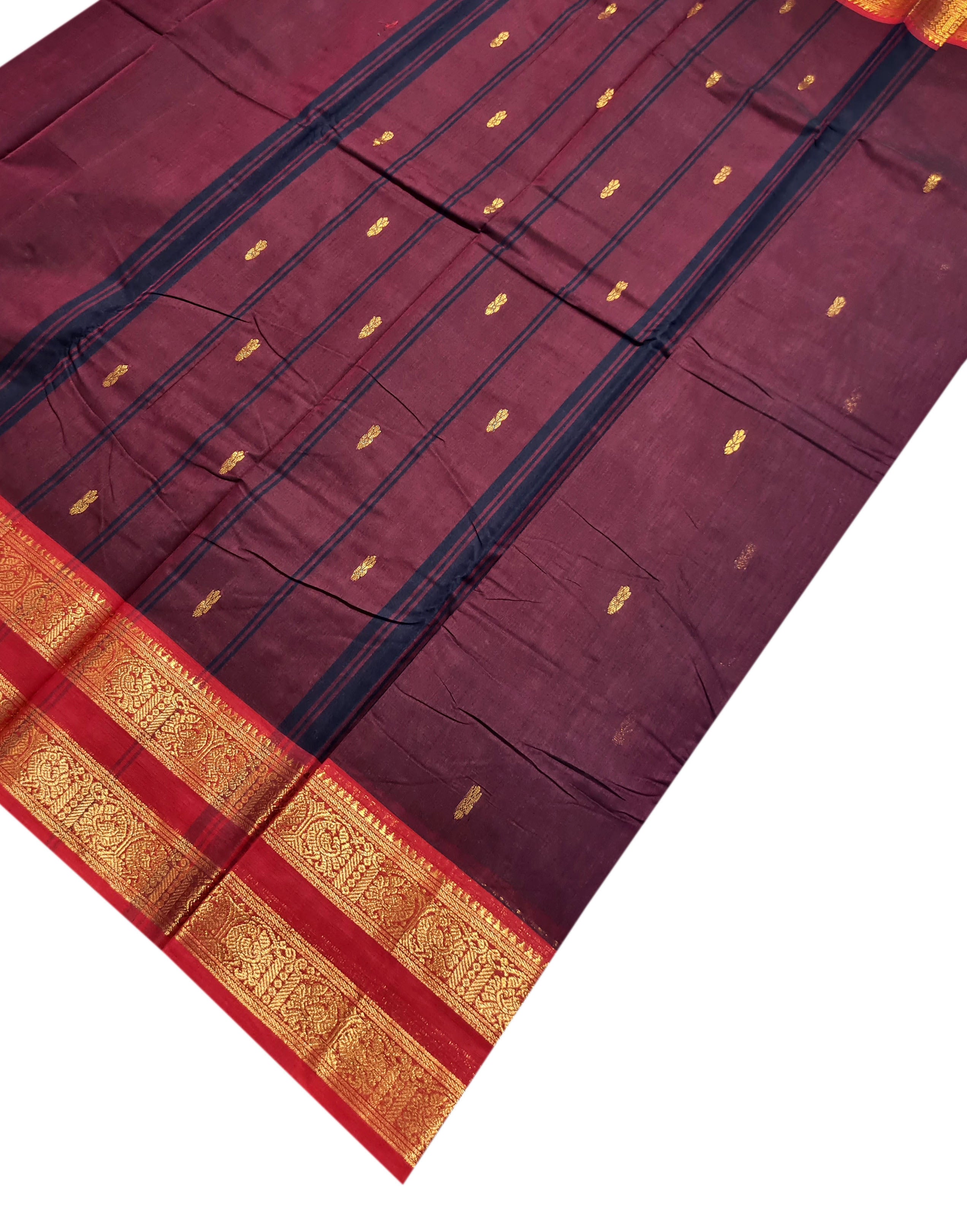 Pure Cotton Butta Sarees