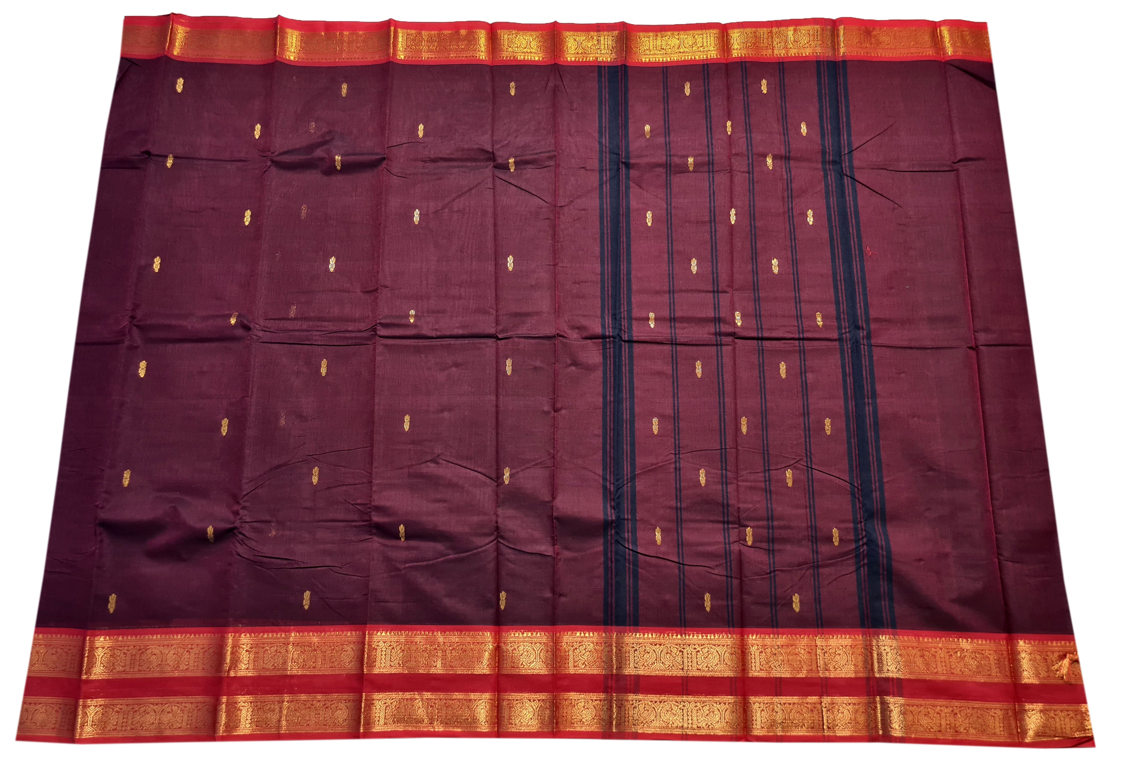 Pure Cotton Butta Sarees