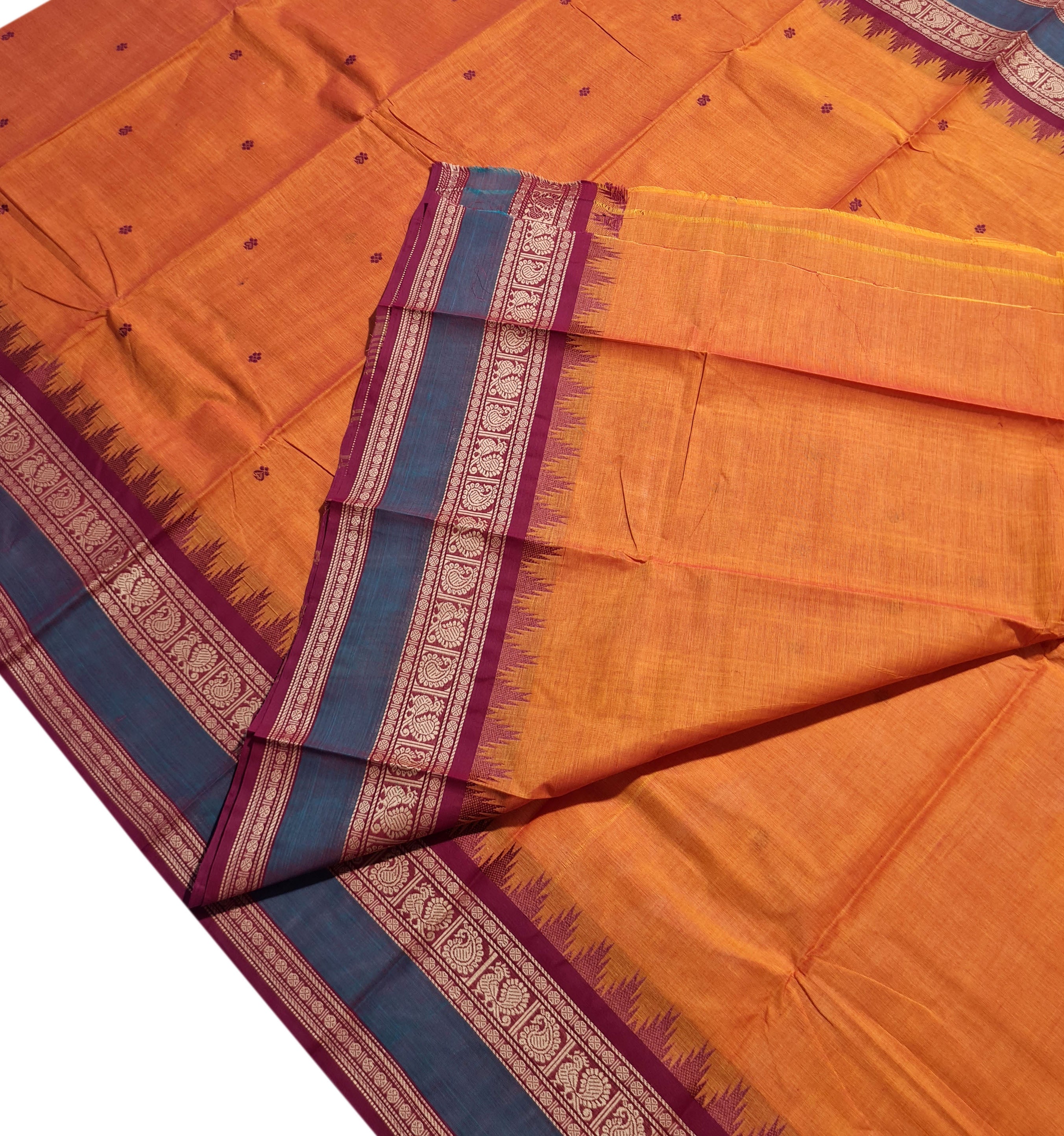 Pure Cotton Butta Sarees