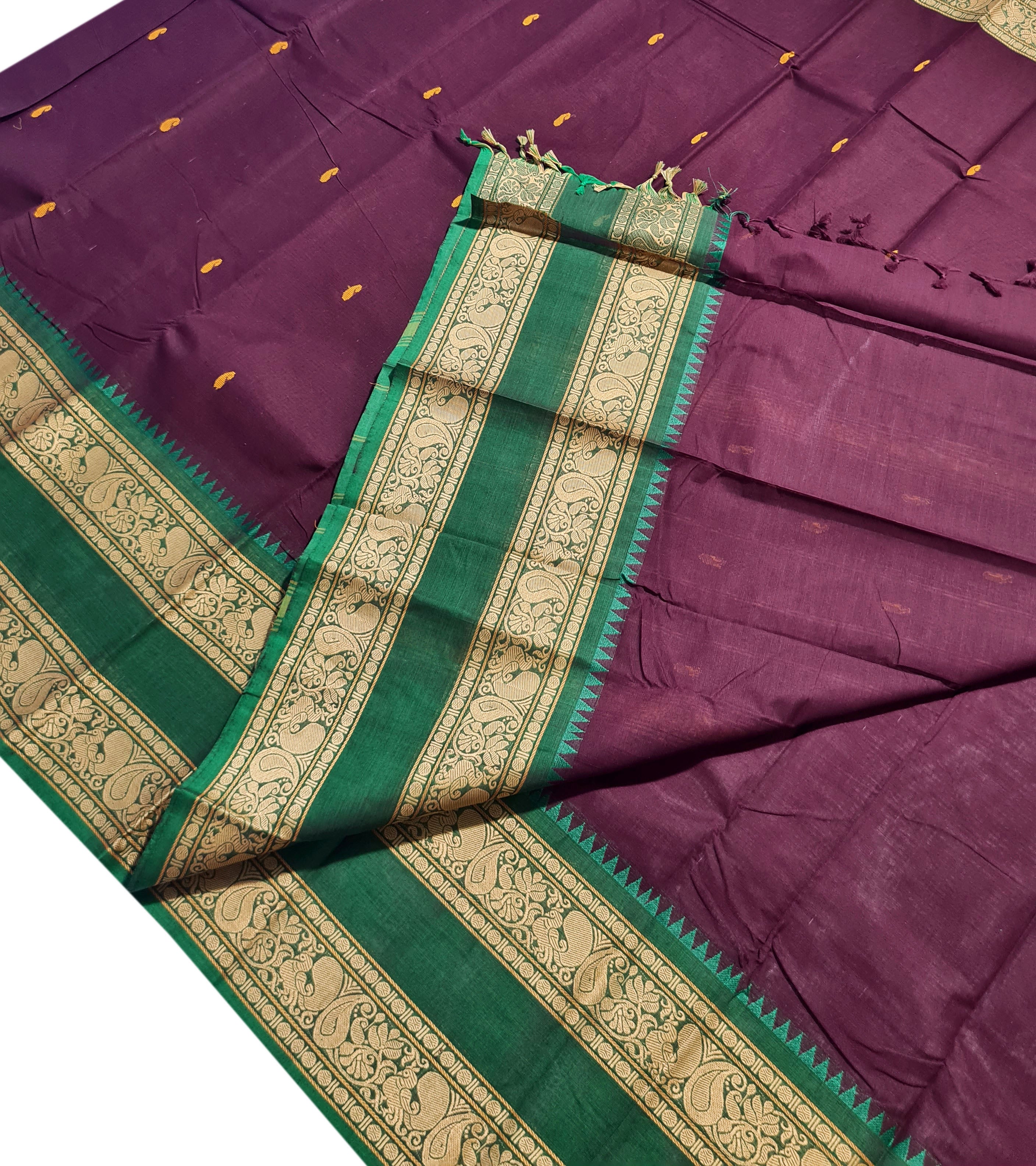 Pure Cotton Butta Sarees