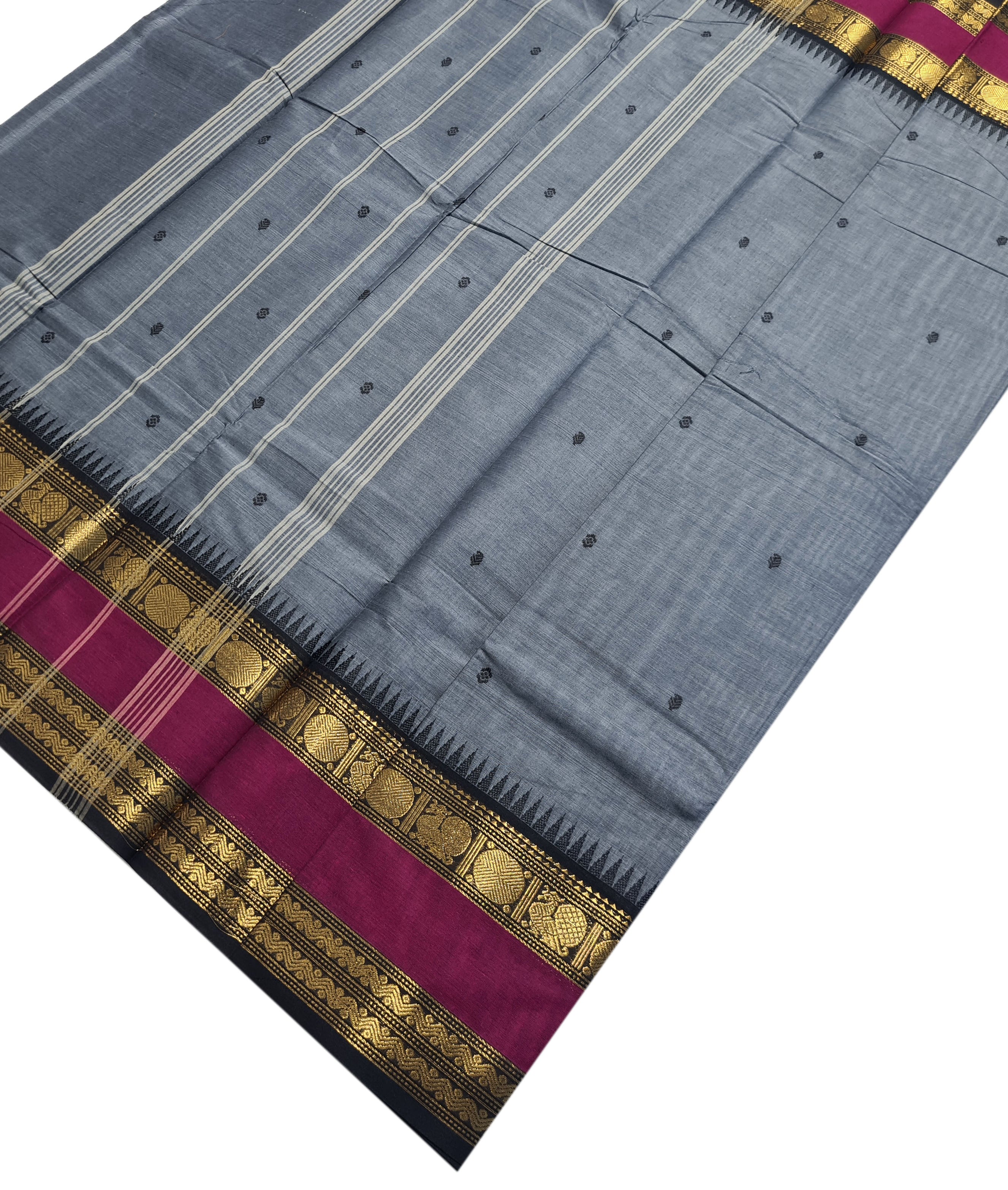 Pure Cotton Butta Sarees