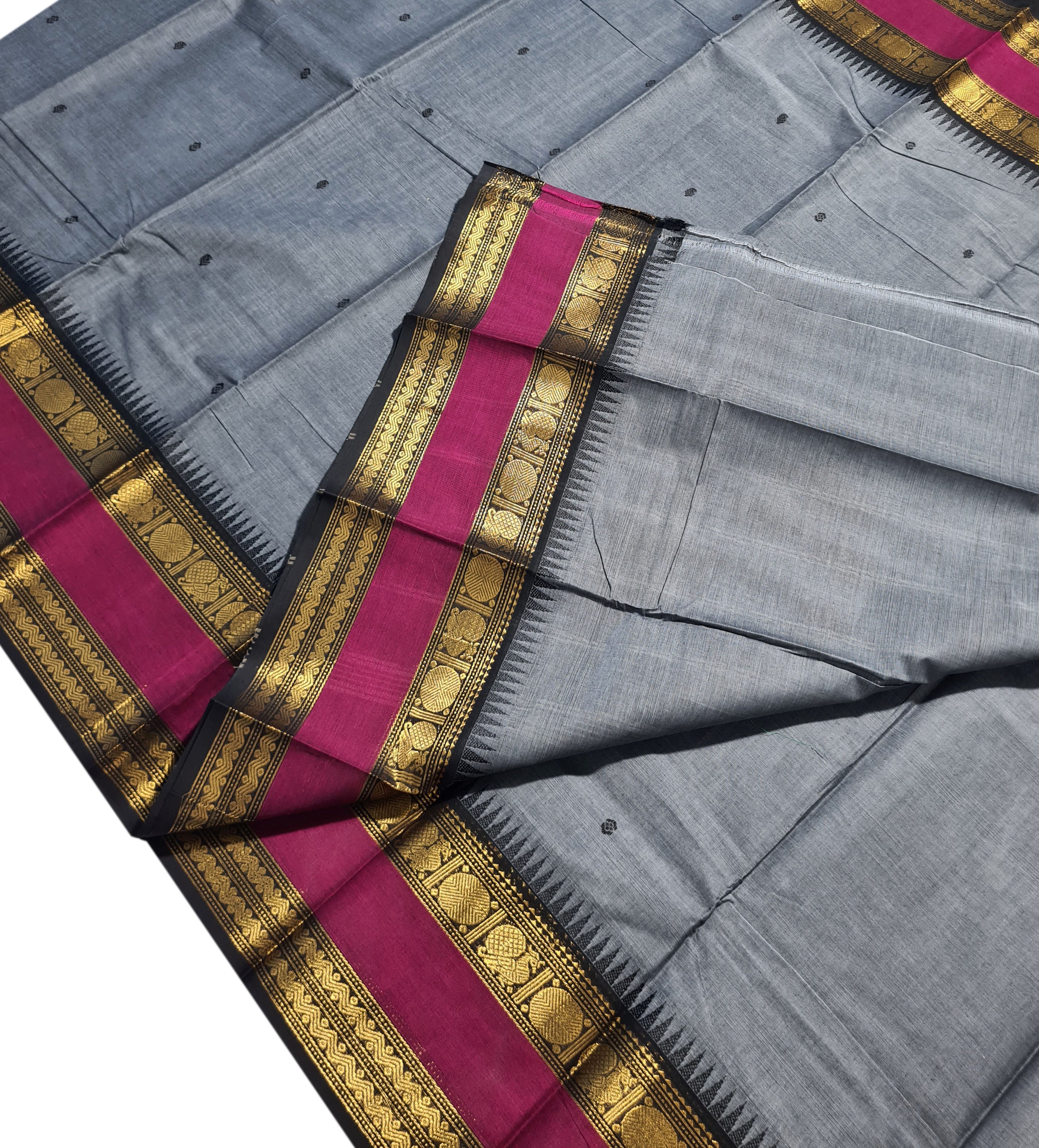 Pure Cotton Butta Sarees